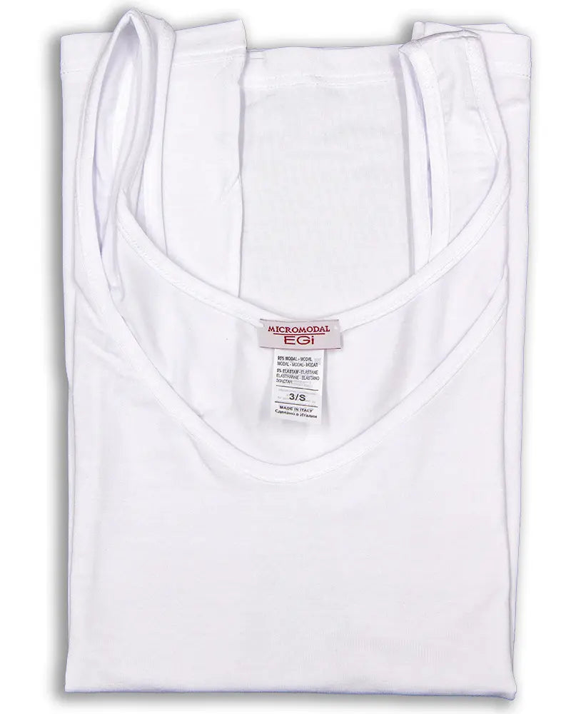 Canottiera a spalla larga con in micromodal Egi 1131