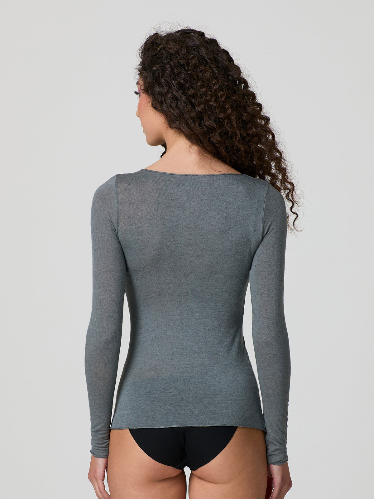 Maglia manica lunga in modal e cashmere Jadea 4064