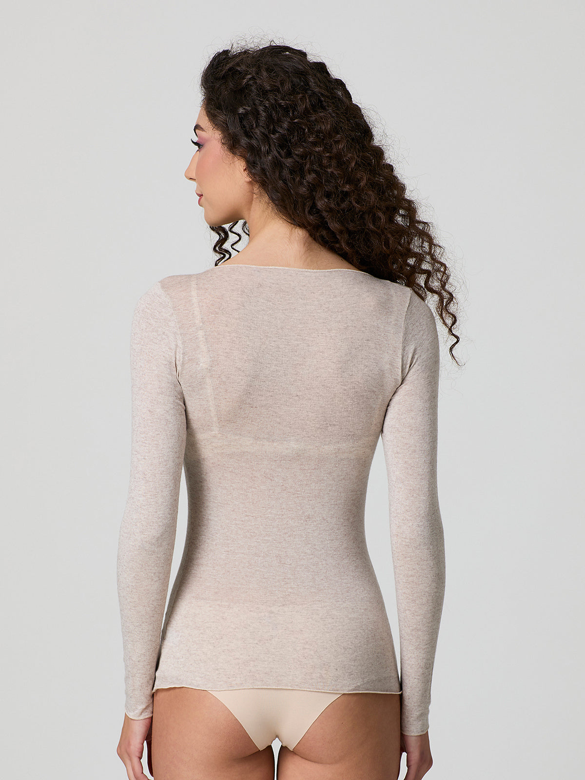 Maglia manica lunga in modal e cashmere Jadea 4064