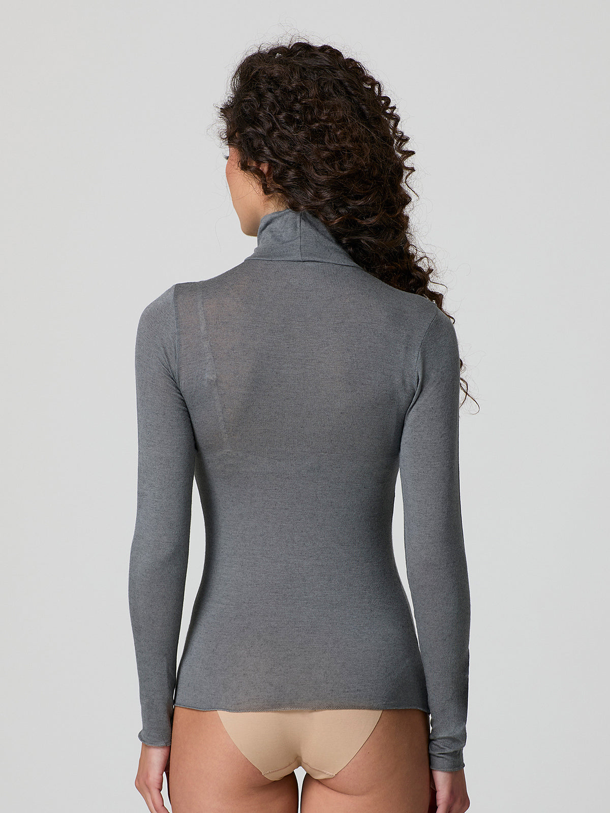 Lupetto a manica lunga in modal e cashmere Jadea 4066