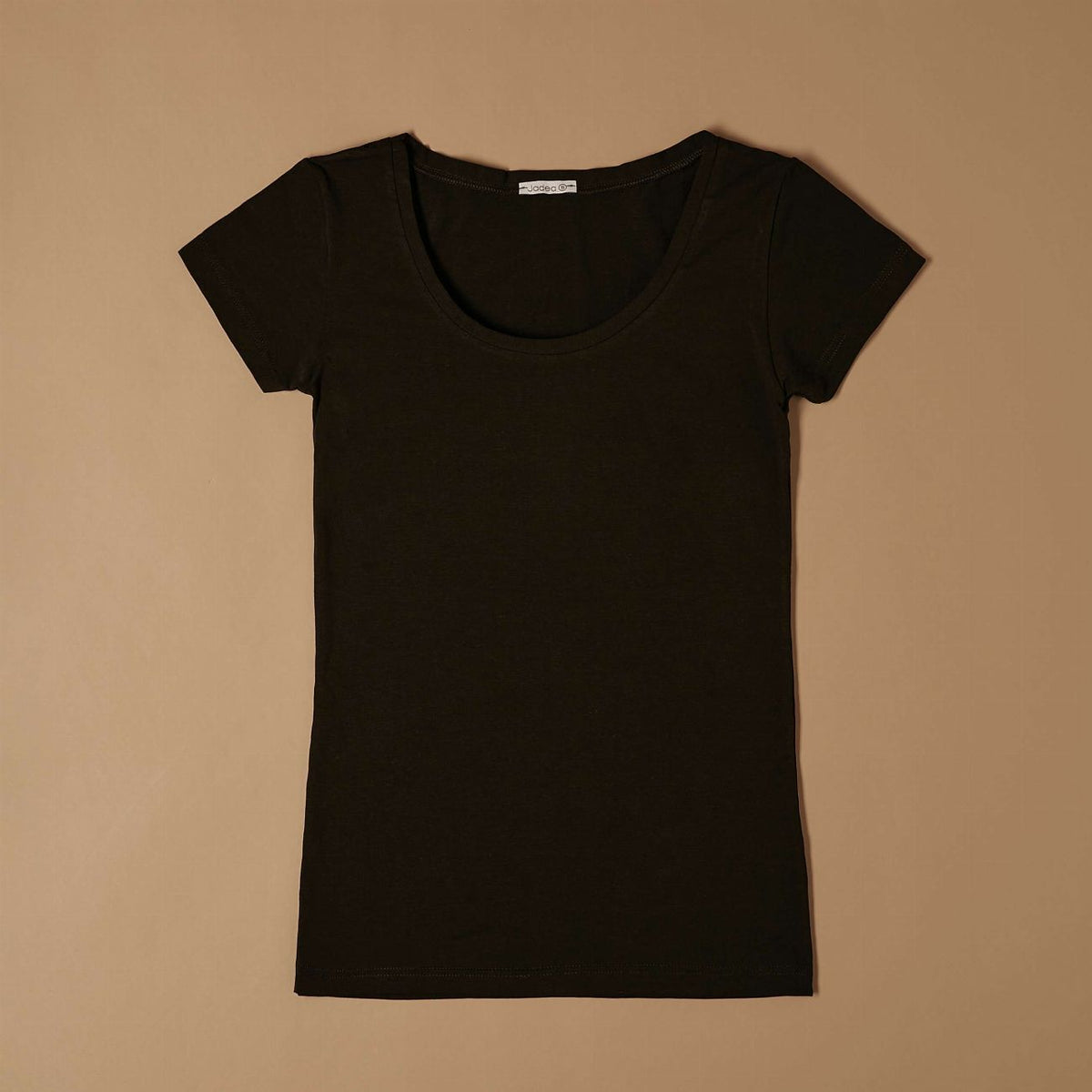 T-shirt scollo tondo in cotone modal Jadea 4181