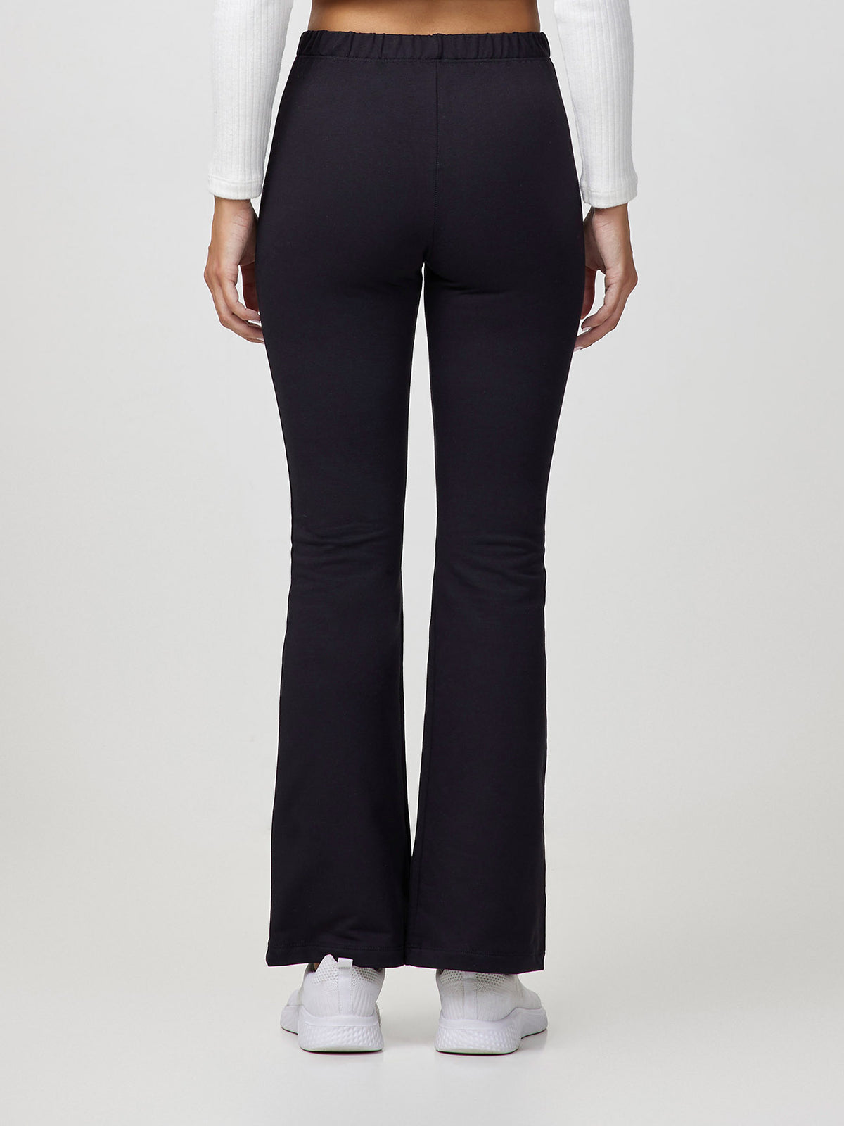 PANTALEGGINGS A ZAMPA IN COTONE ELASTICIZZATO CON INTERNO FELPATO Jadea 4369