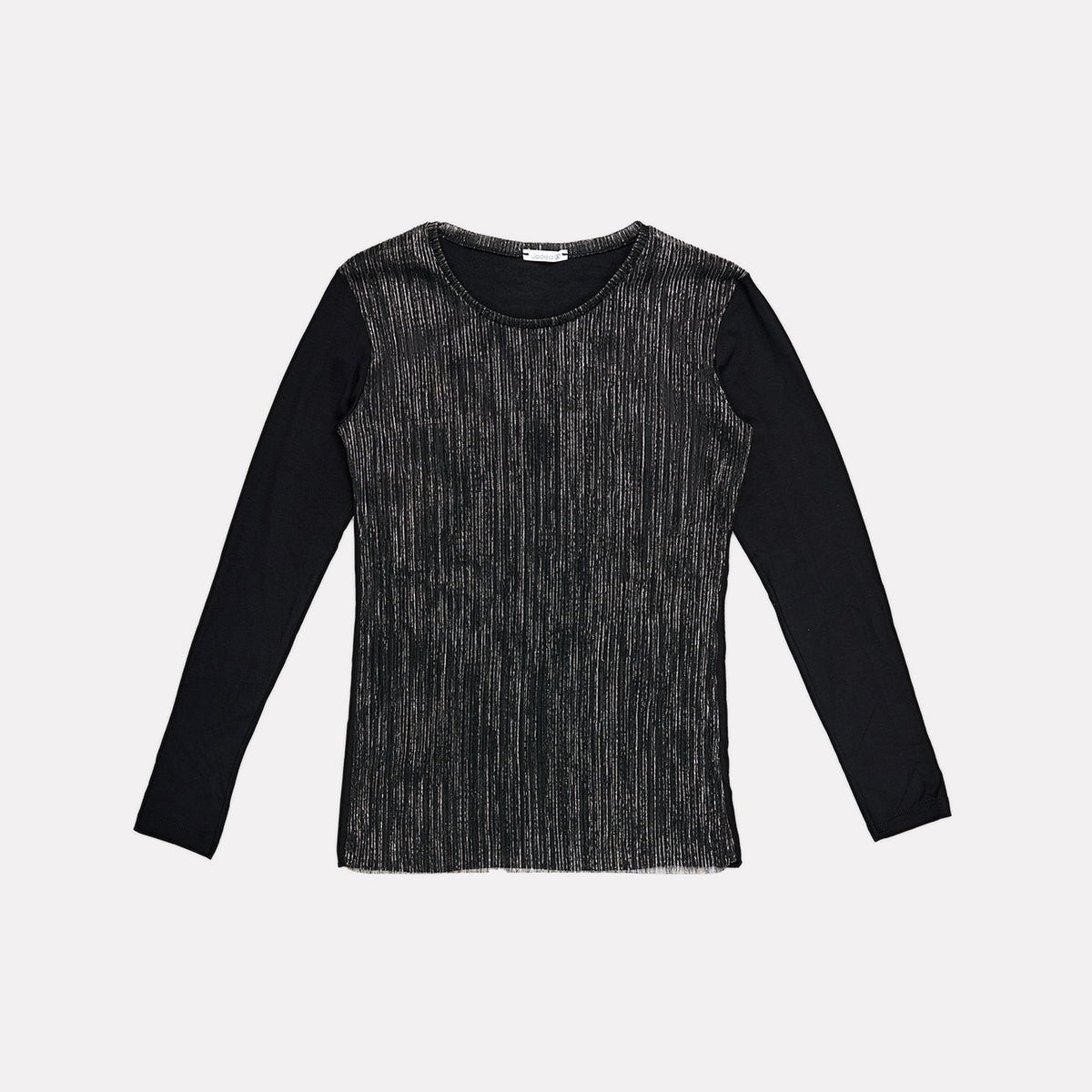 Maglia Maniche Lunghe Trasparente con tessuto laminato Jadea 4685