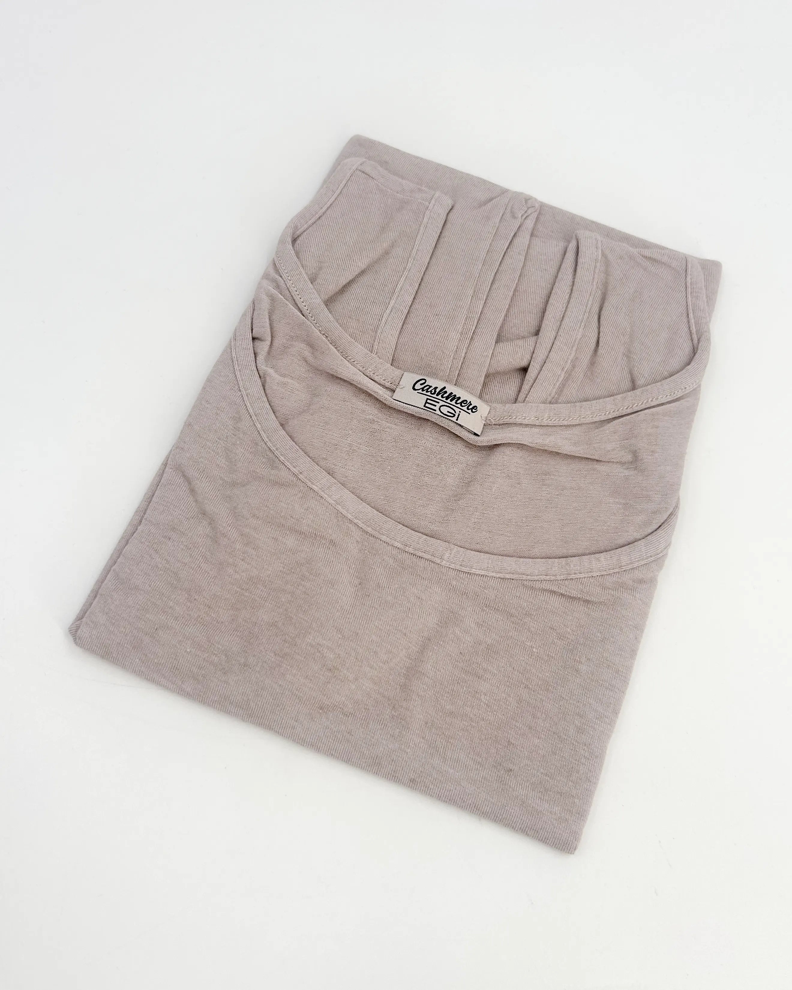 Canottiera a spalla larga in modal e cashmere Egi 5219