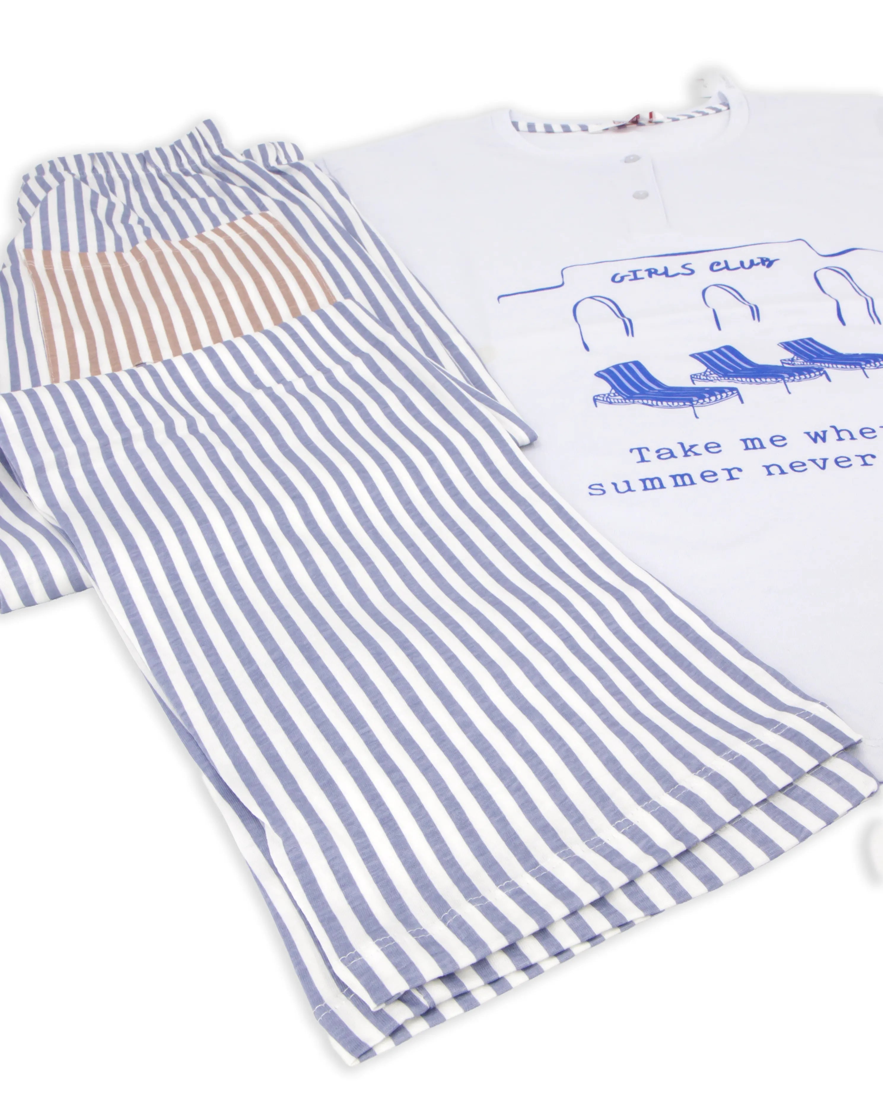 Pigiama da donna in cotone Enrico Coveri EP5354