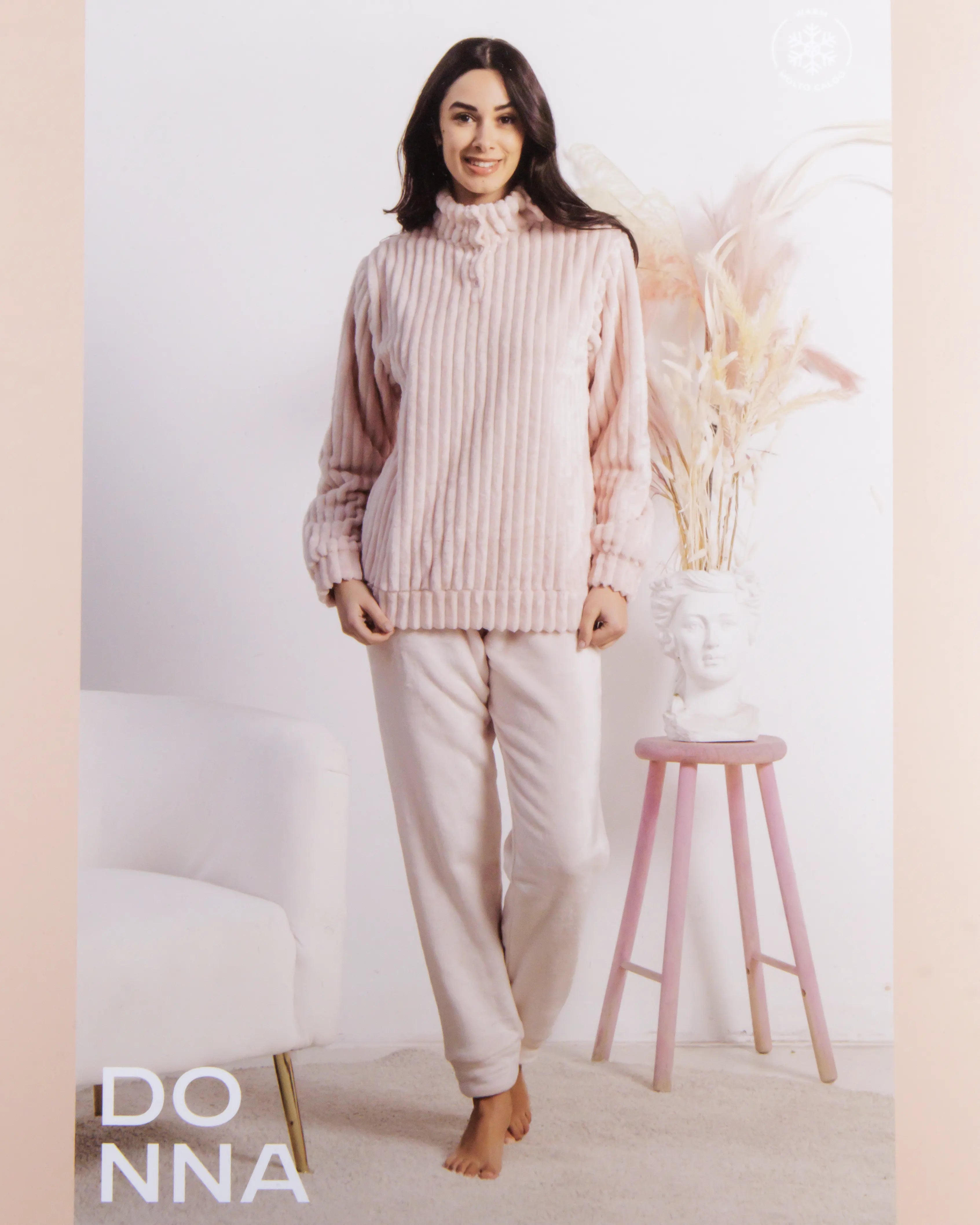 Pigiama in Coral Fleece Kissimo 25D93006