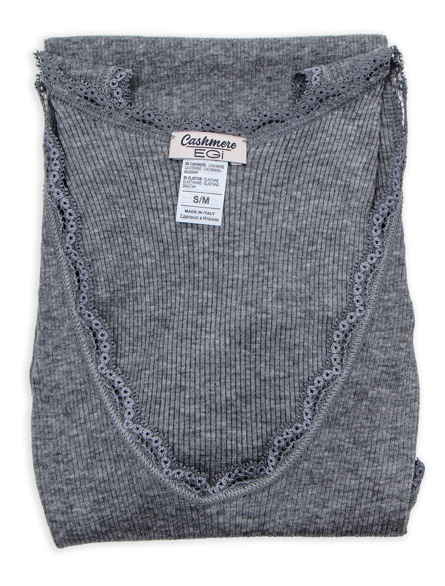 Canottiera a spalla larga in modal e cashmere Egi 5111