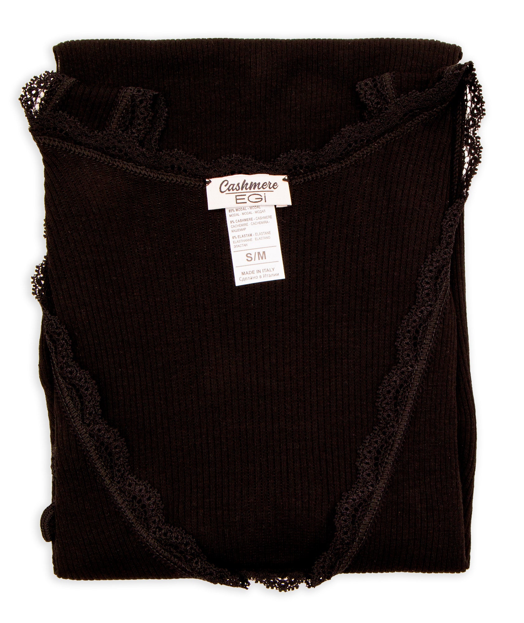 Canottiera a spalla larga in modal e cashmere Egi 5111