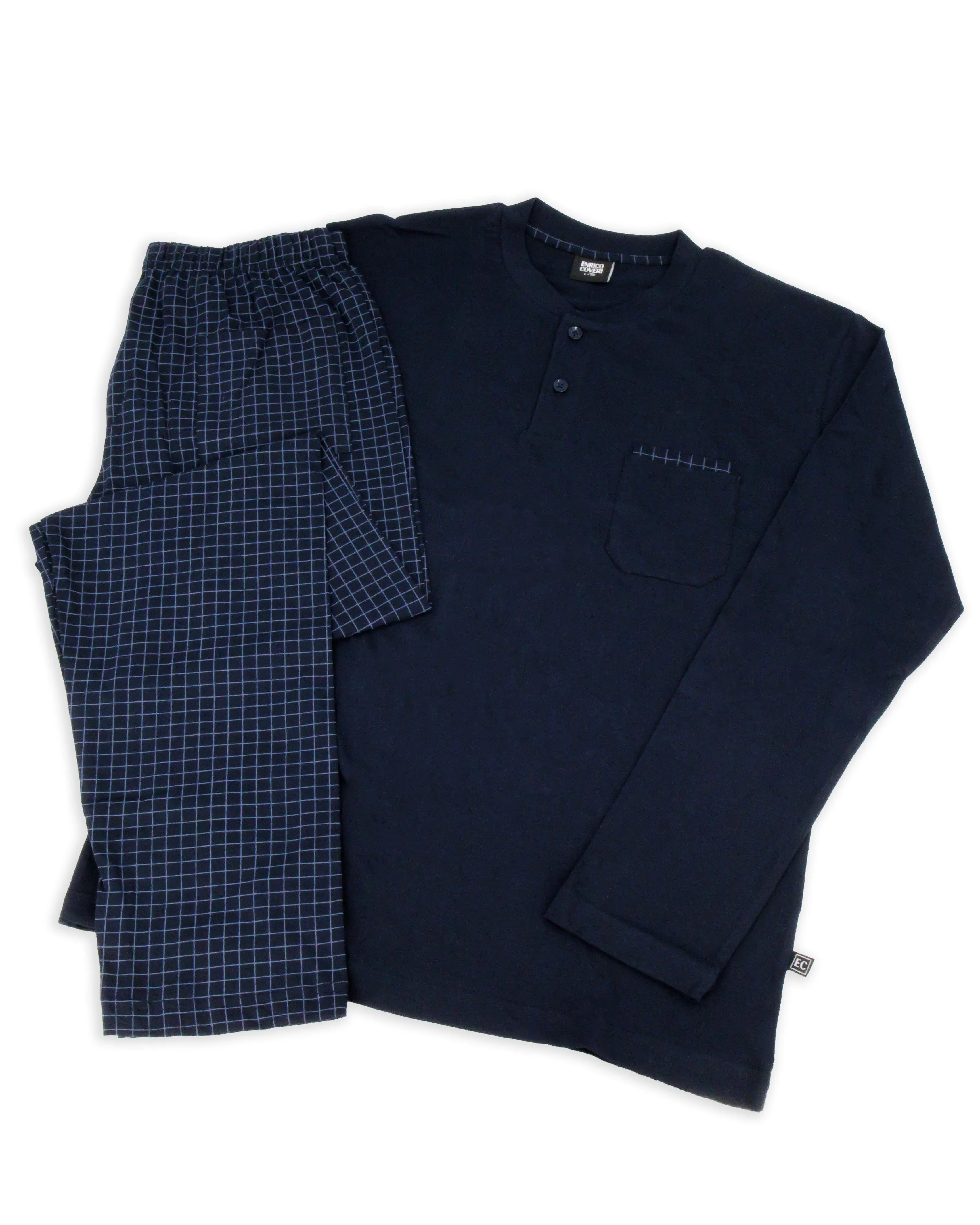 Pigiama da uomo in cotone Enrico Coveri EP1255