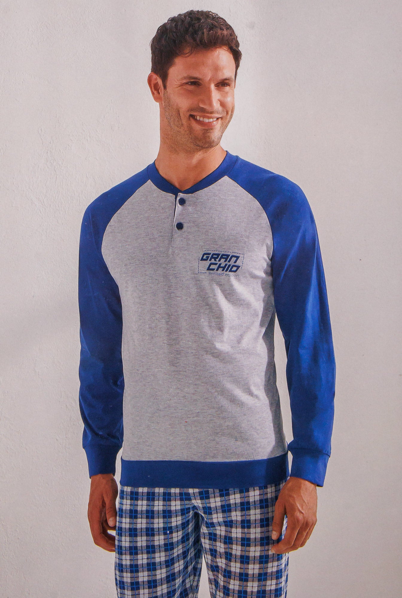 Pigiama da uomo in cotone Il Granchio GP1110