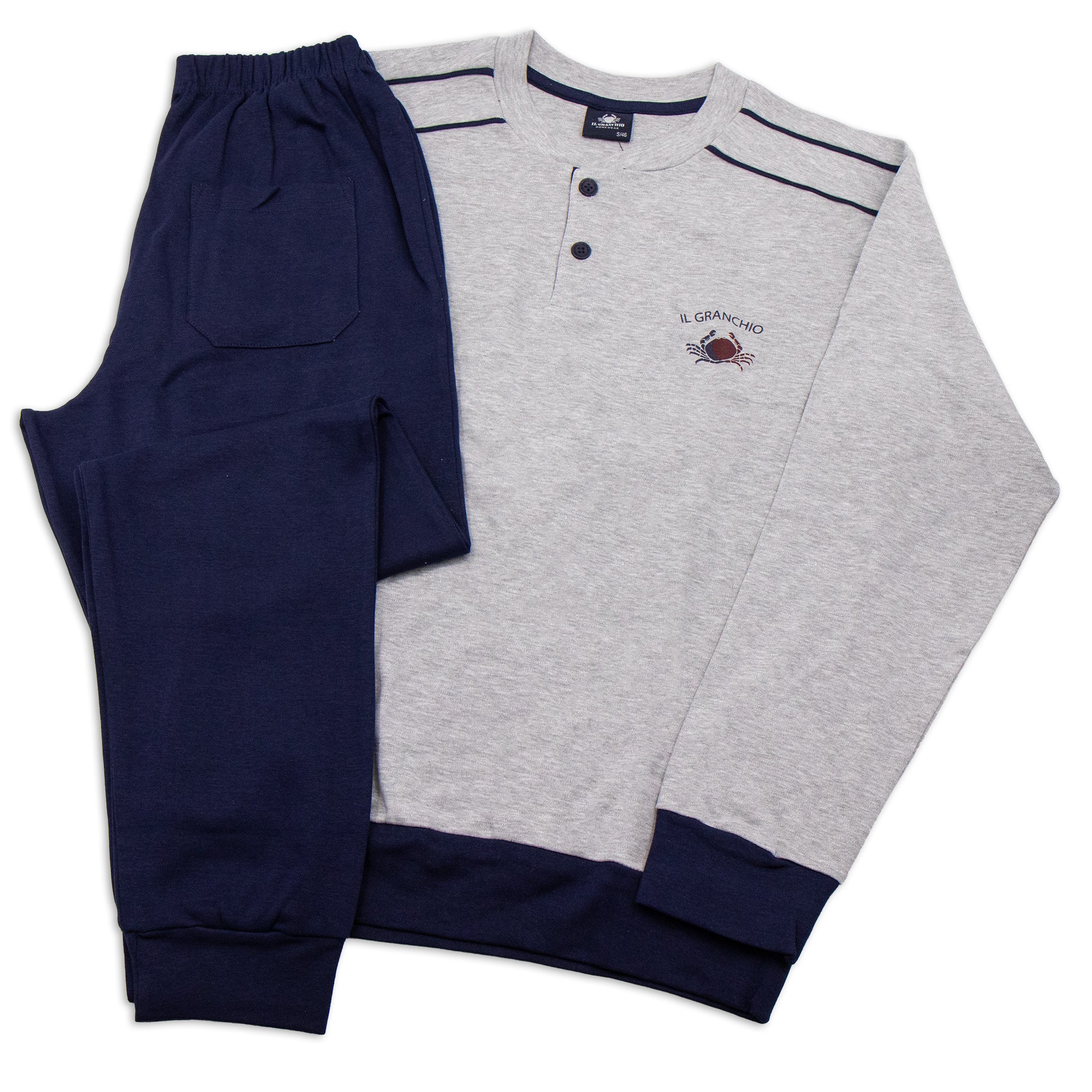 Pigiama in cotone interlock Il Granchio GP2056