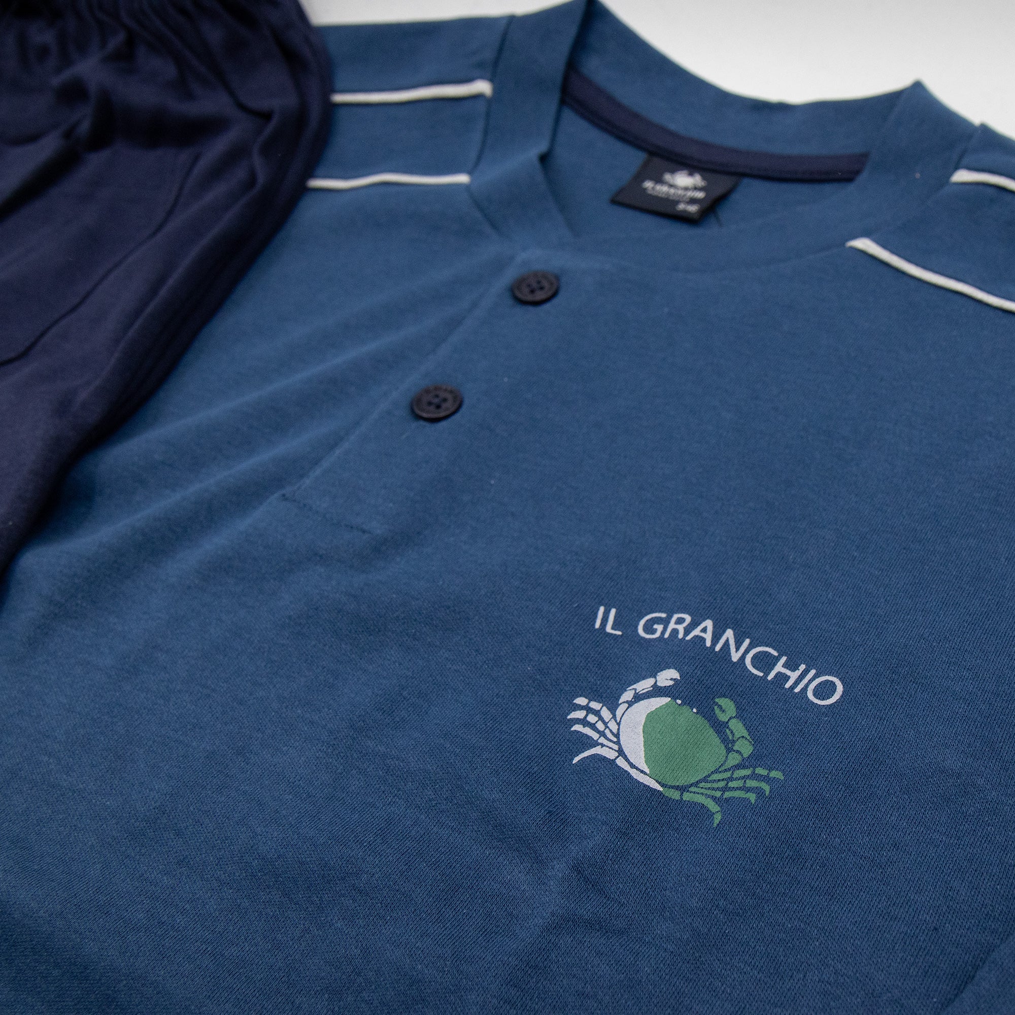 Pigiama in cotone interlock Il Granchio GP2056