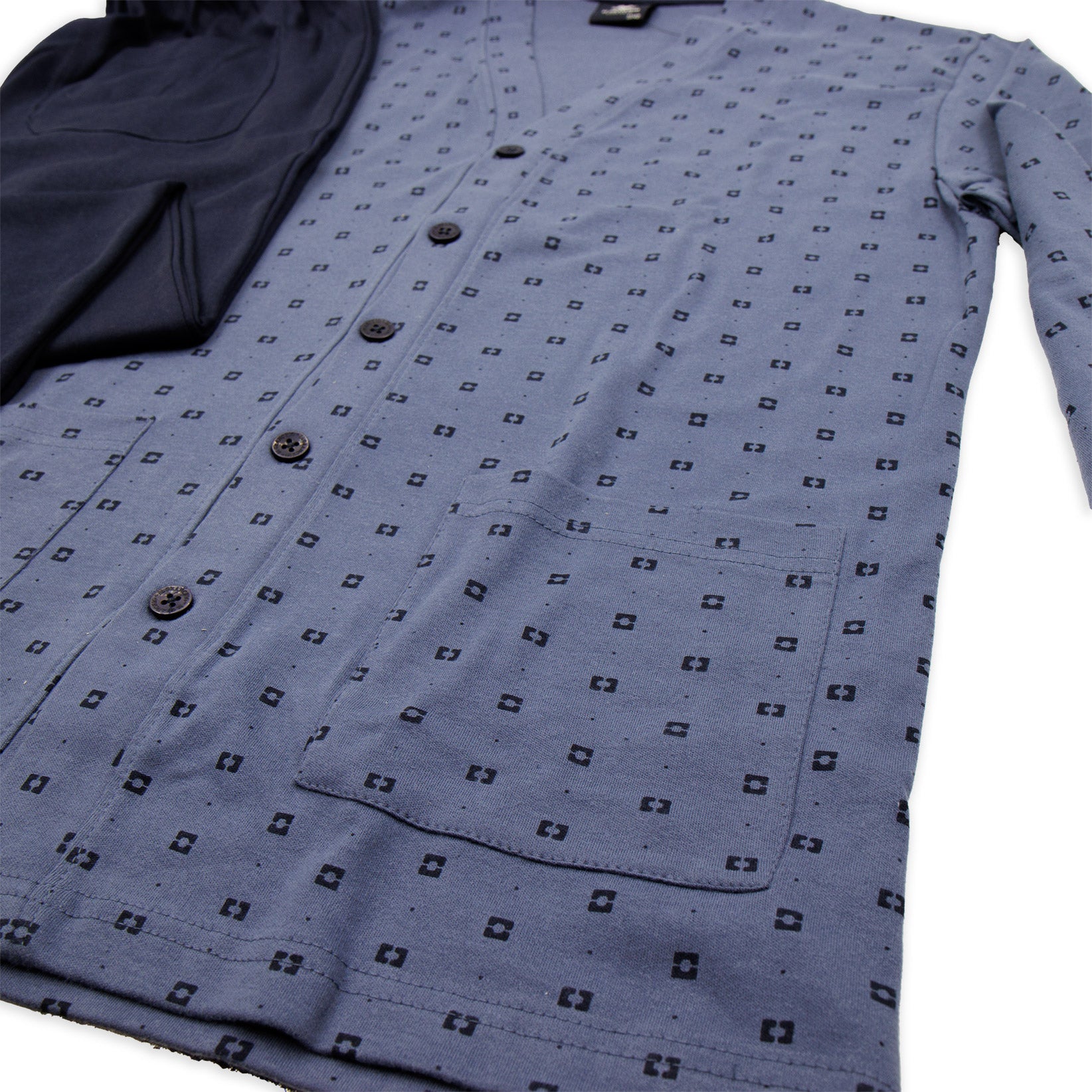 Pigiama aperto in cotone interlock Il Granchio GP2072/A