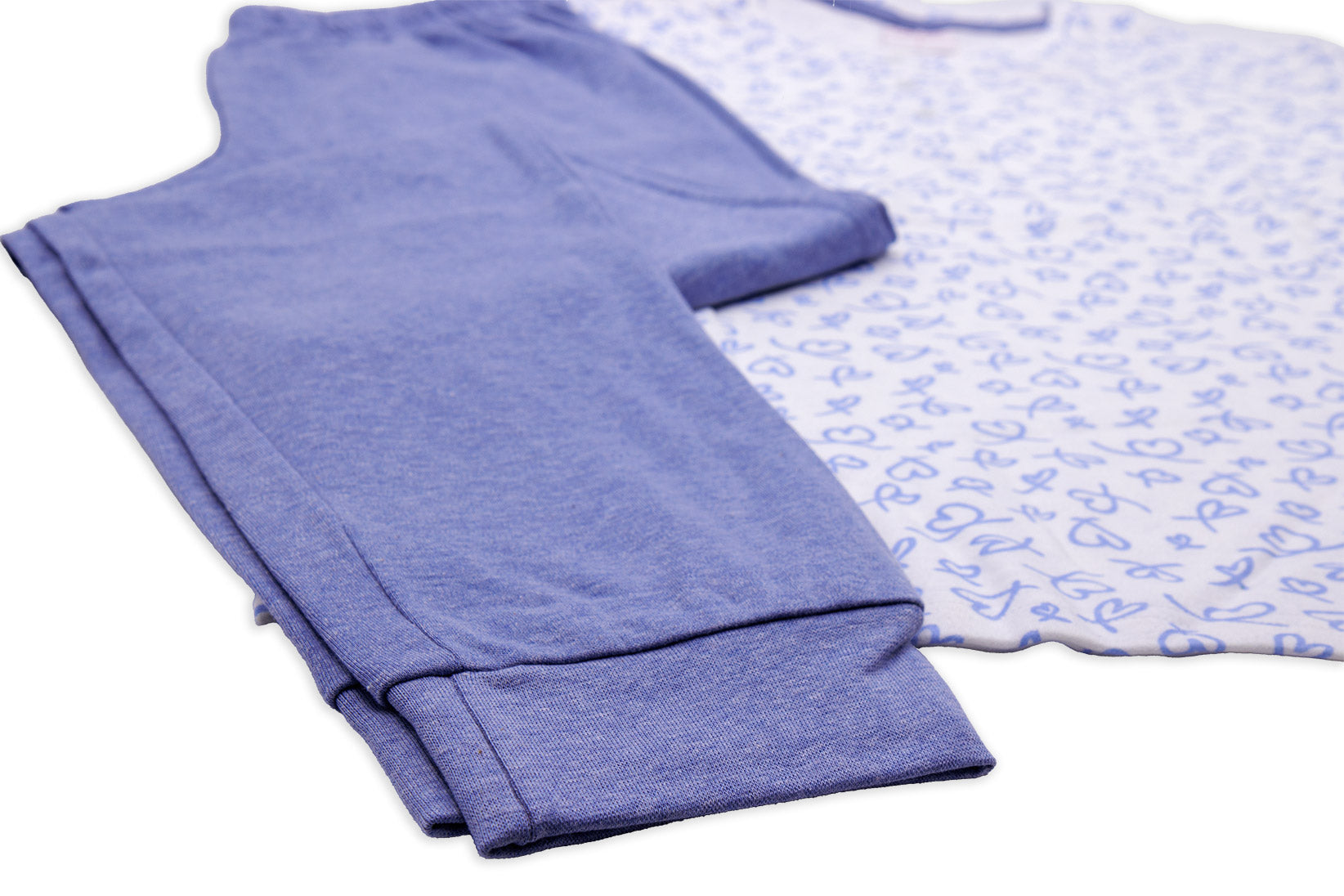 Pigiama da donna in cotone interlock Il Granchio GP6072