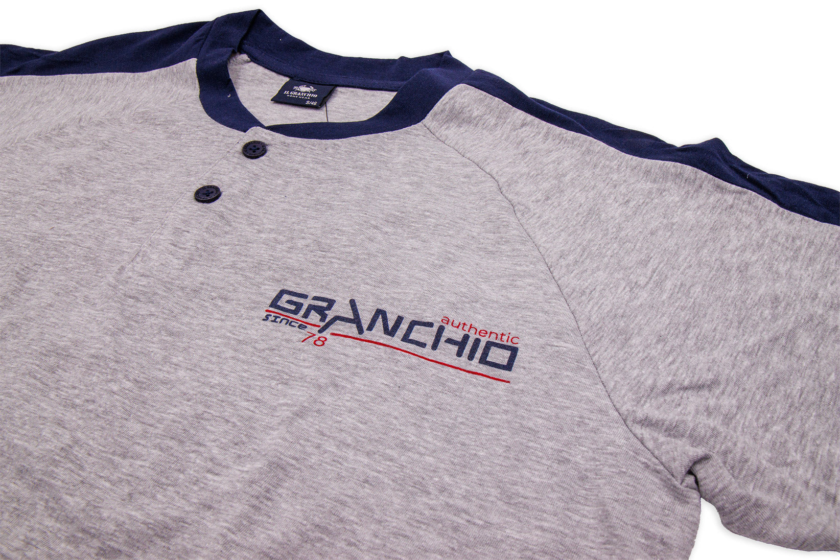 Pigiama corto da uomo in cotone Il Granchio GP1121