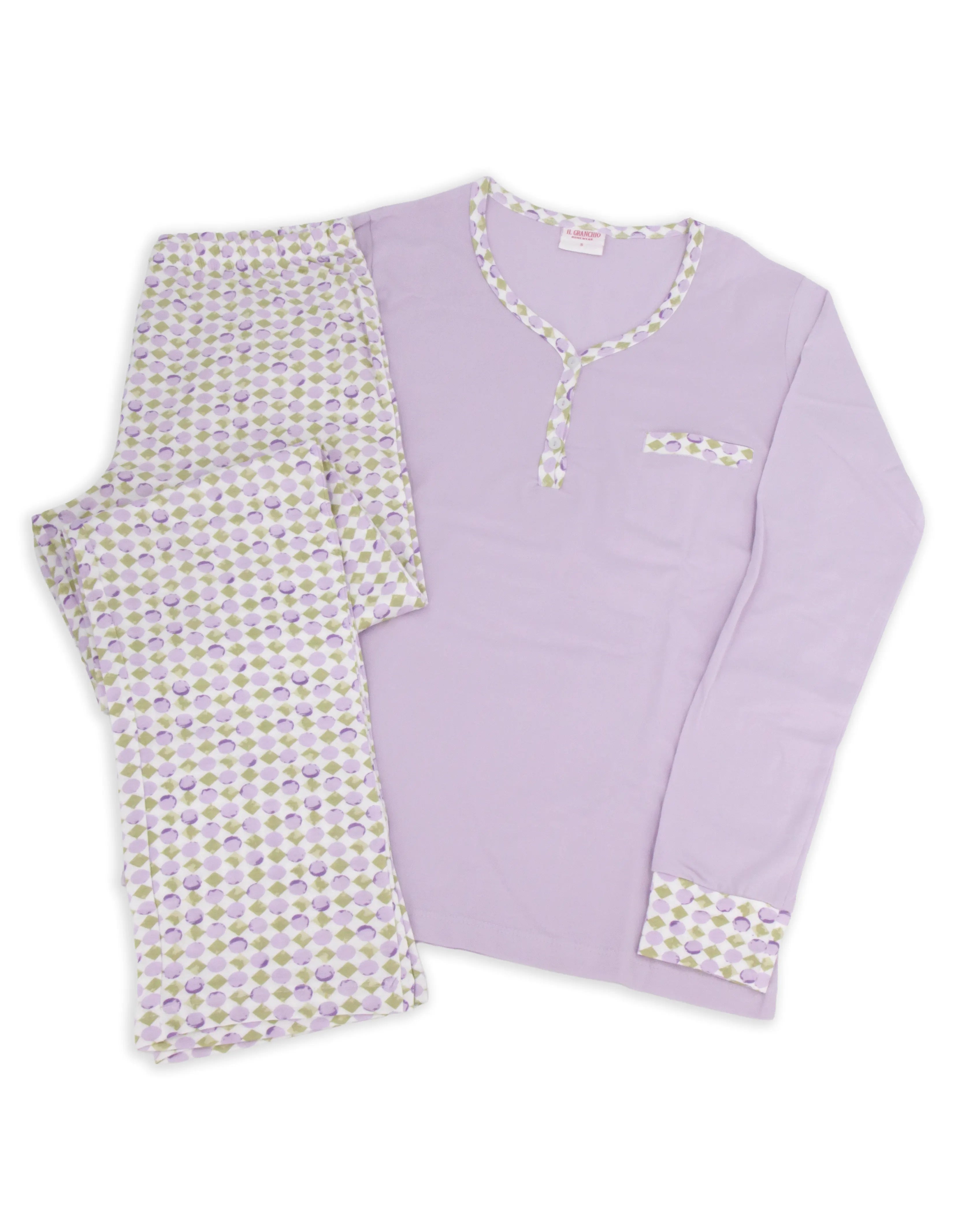 Pigiama da donna in cotone Il Granchio GP5120