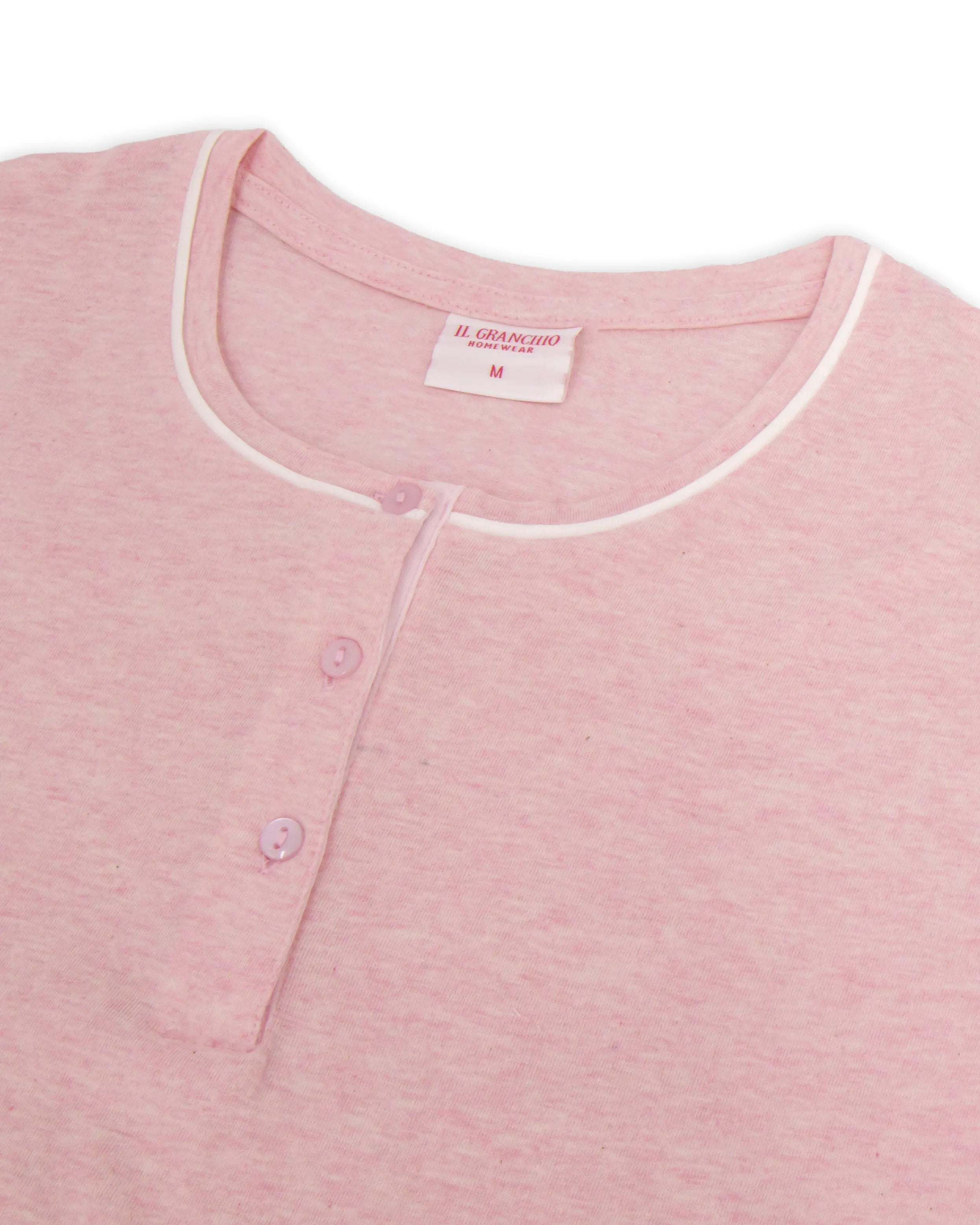 Pigiama da donna manica lunga in cotone Il Granchio GP5125