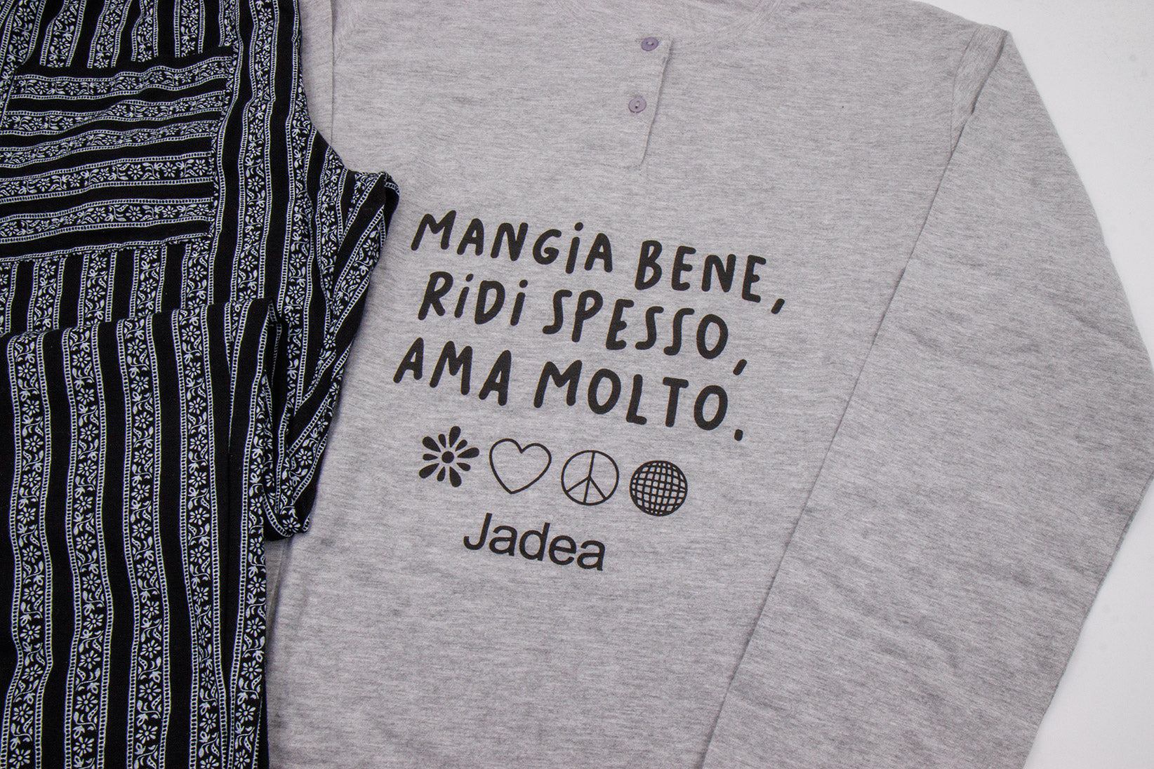 Pigiama in cotone interlock Jadea 5199