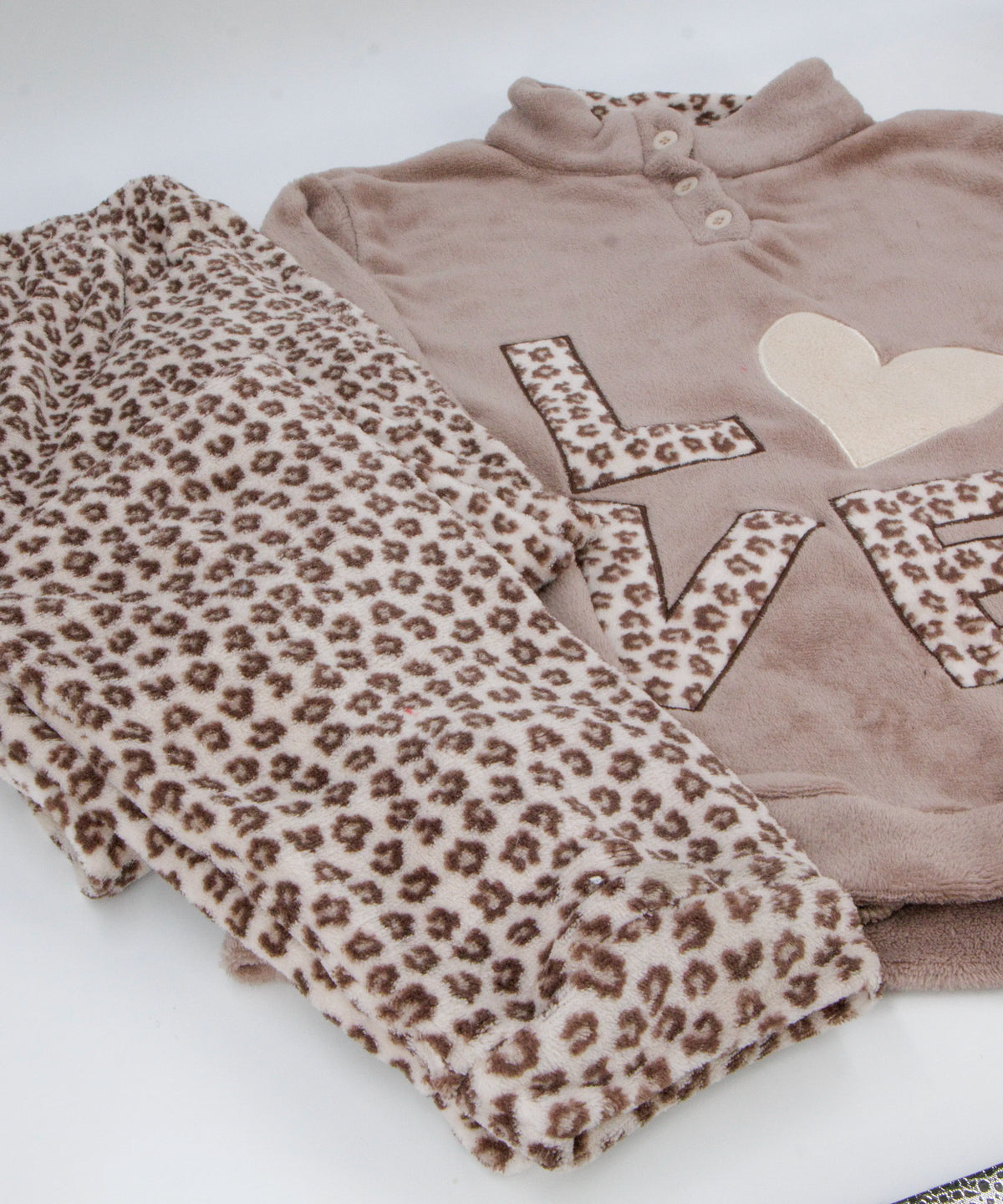 Pigiama da donna in Coral Fleece Kissimo 26D93015
