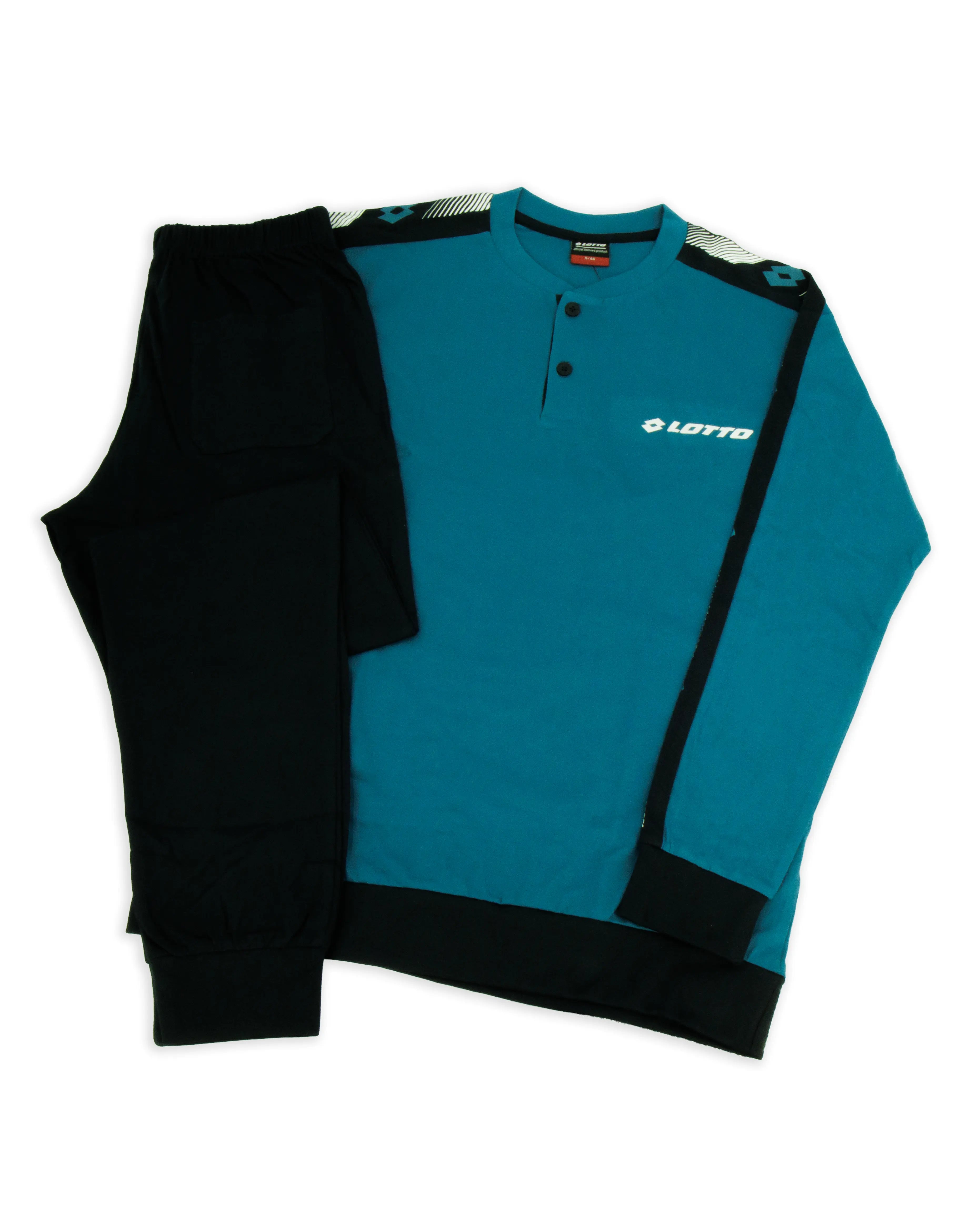 Pigiama Lungo da Uomo in cotone Lotto LP1217