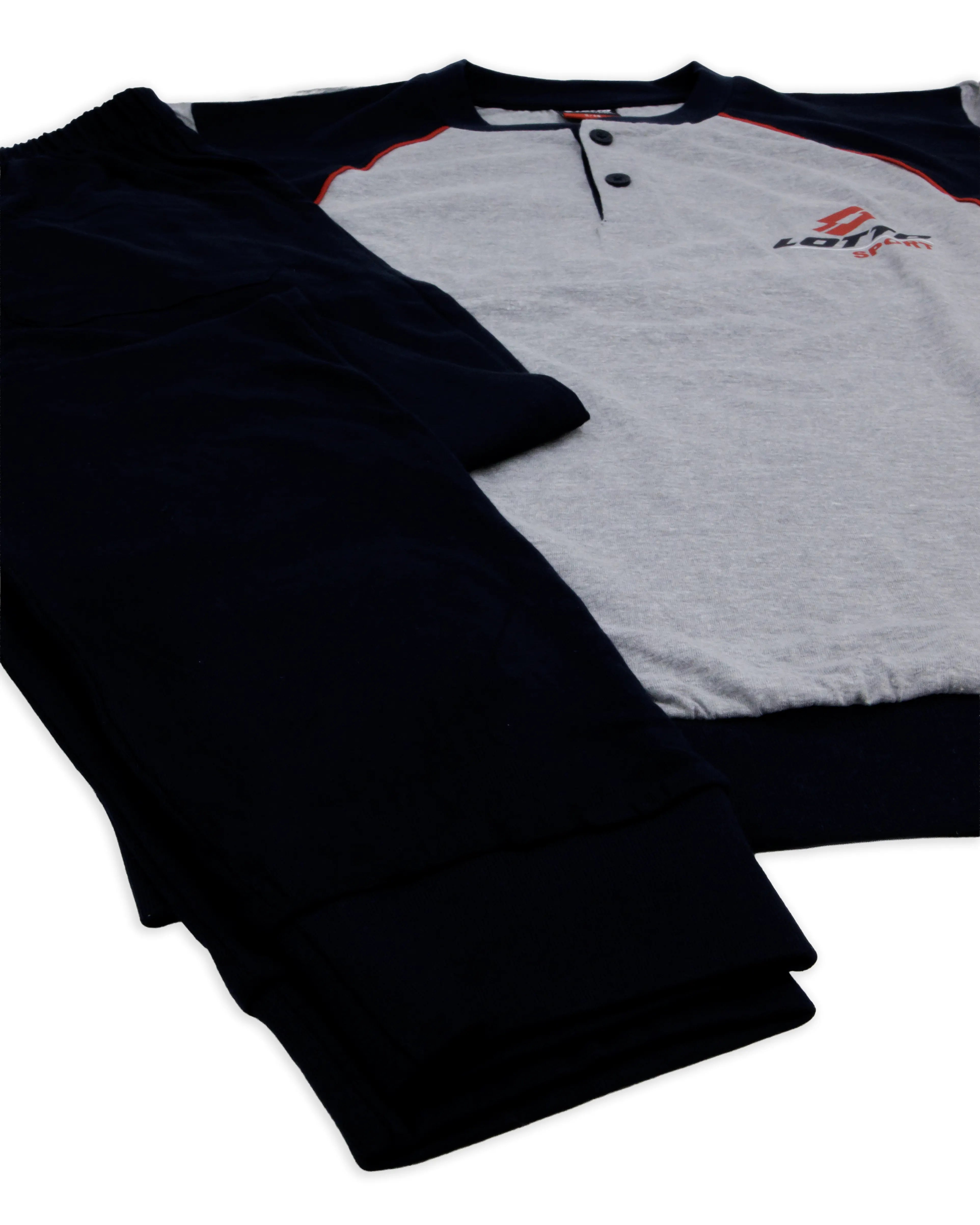 Pigiama Lungo da Uomo in cotone Lotto LP1219