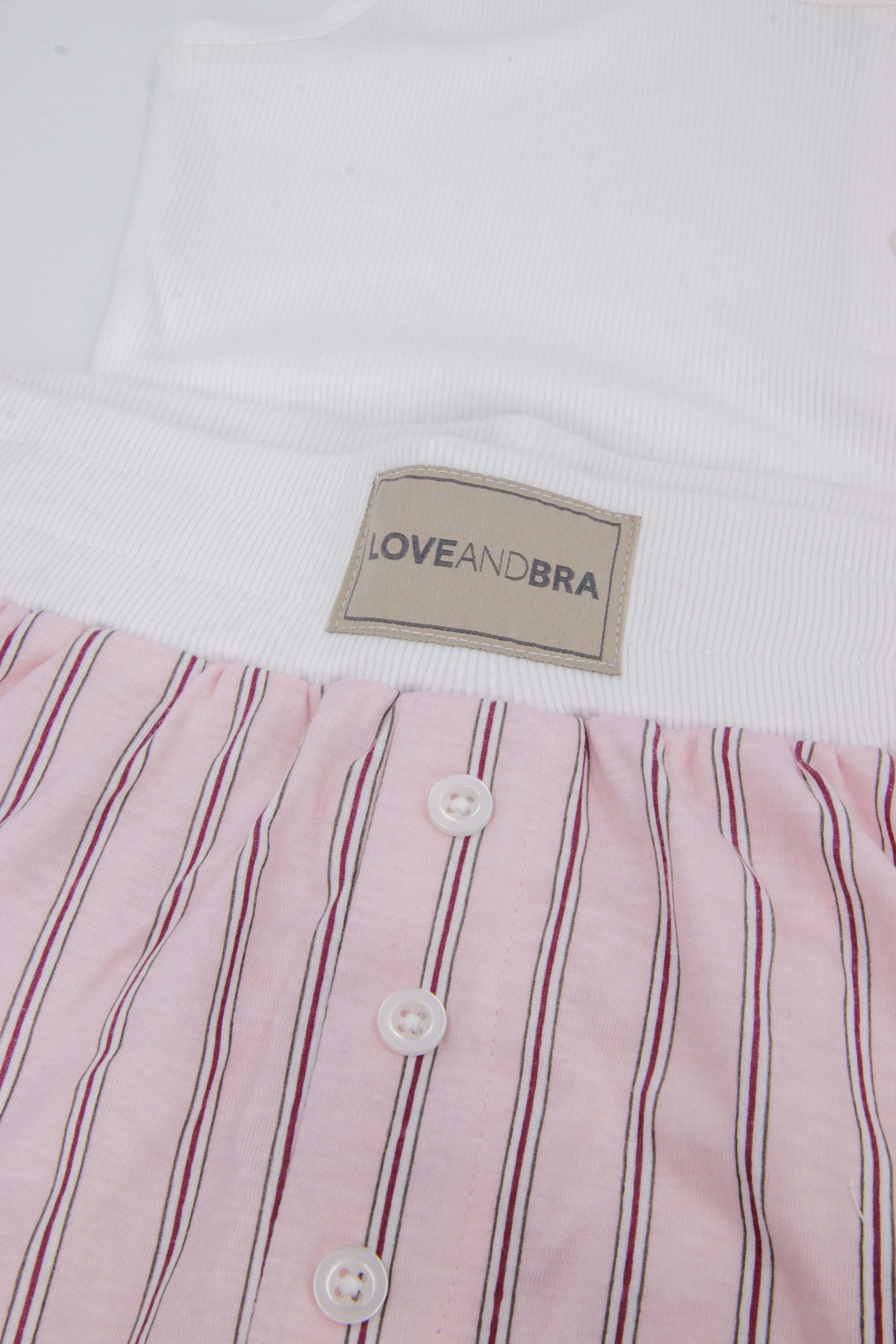 Pigiama corto da donna in cotone Love and Bra 104498