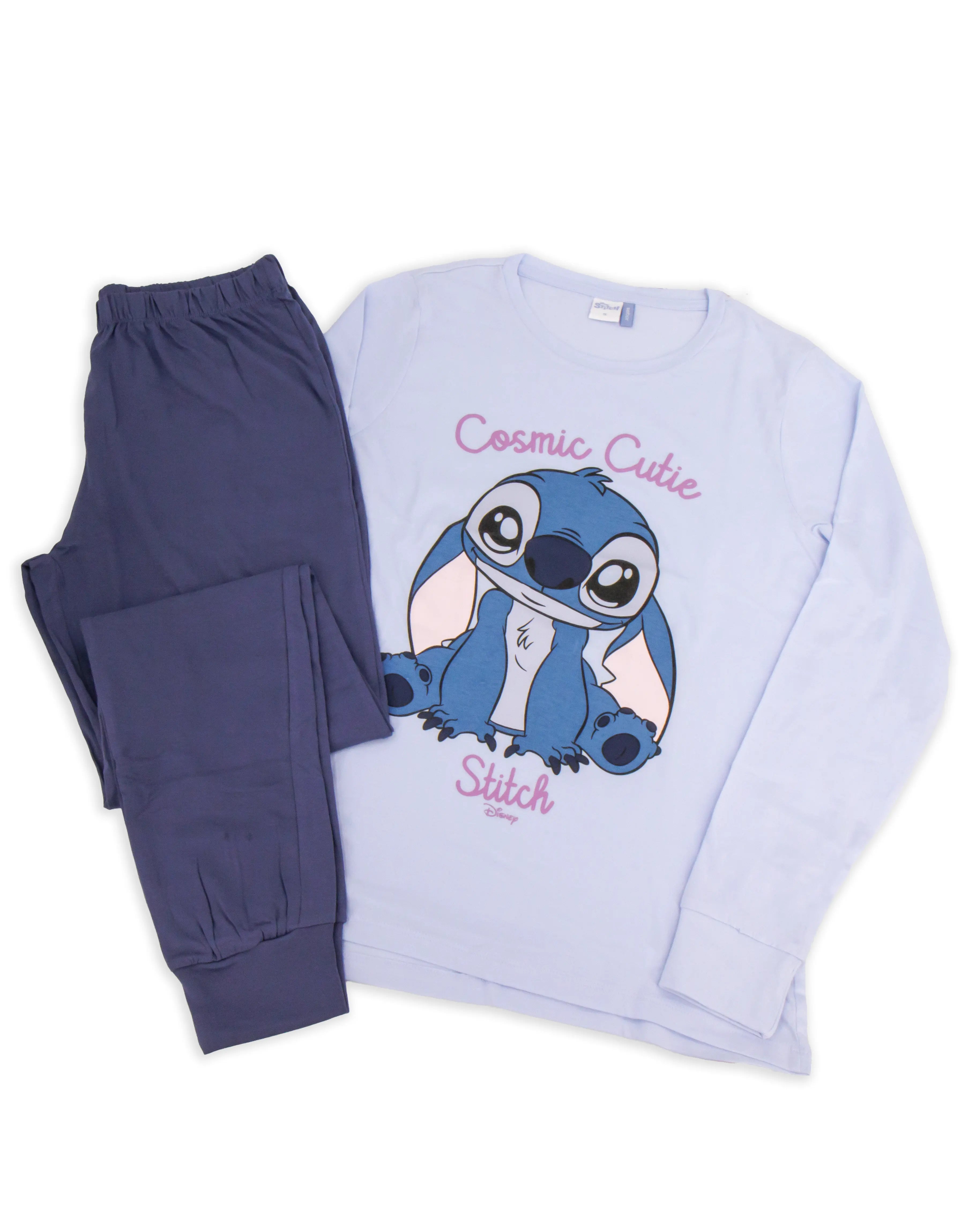 Pigiama da donna in cotone Sabor DYD3944 "Stitch"