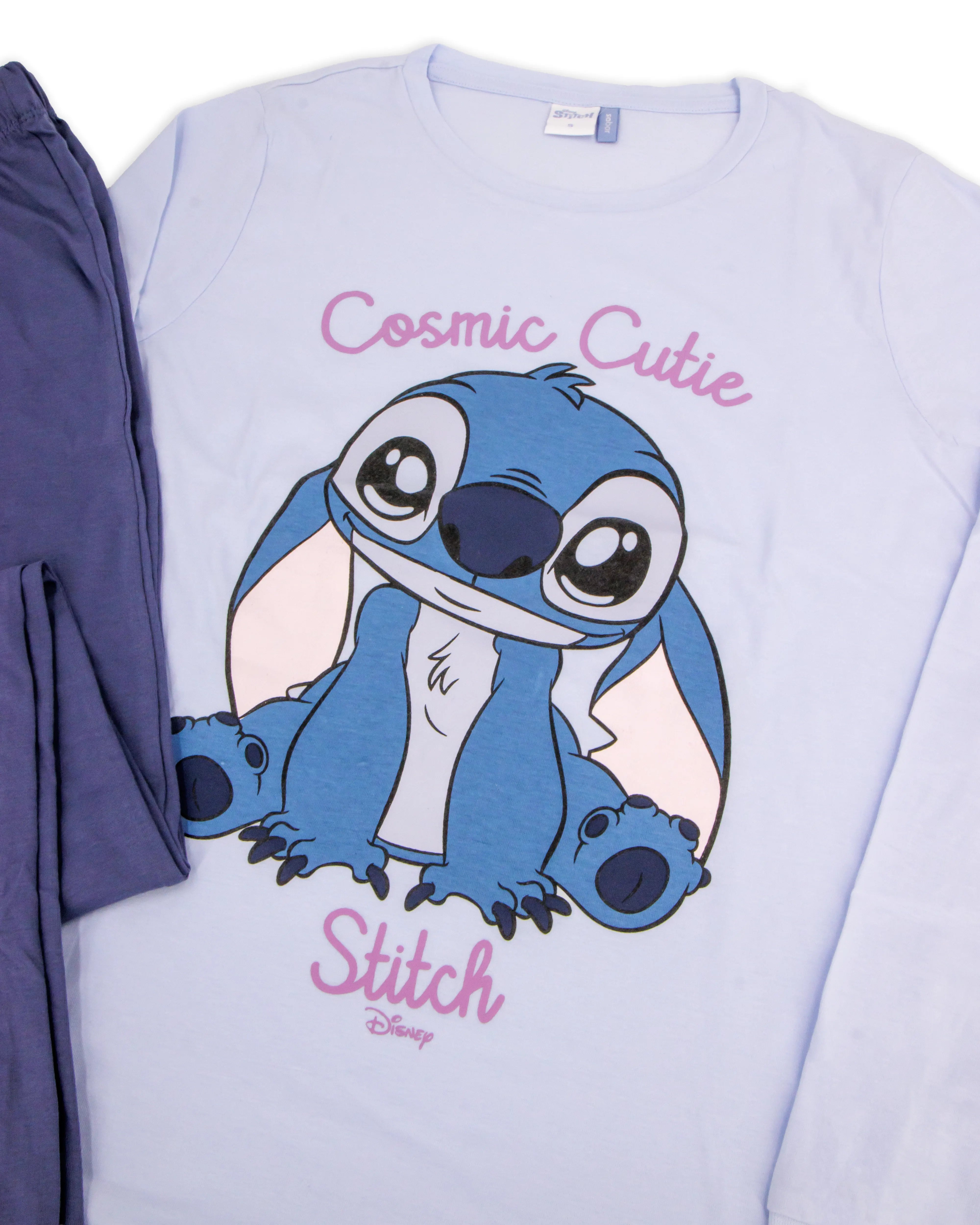 Pigiama da donna in cotone Sabor DYD3944 "Stitch"