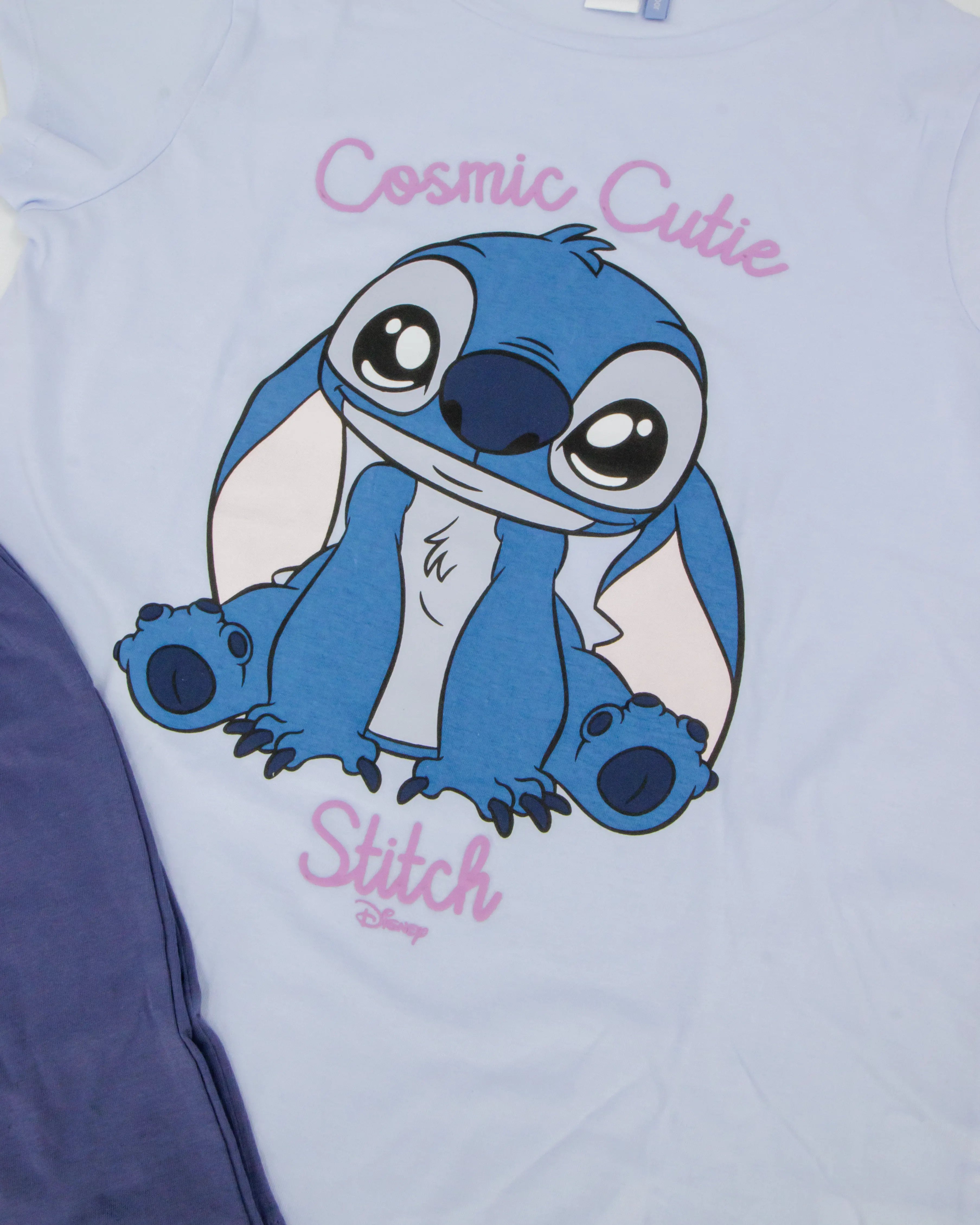 Pigiama corto da donna in cotone Sabor DYD3945 "Stitch"