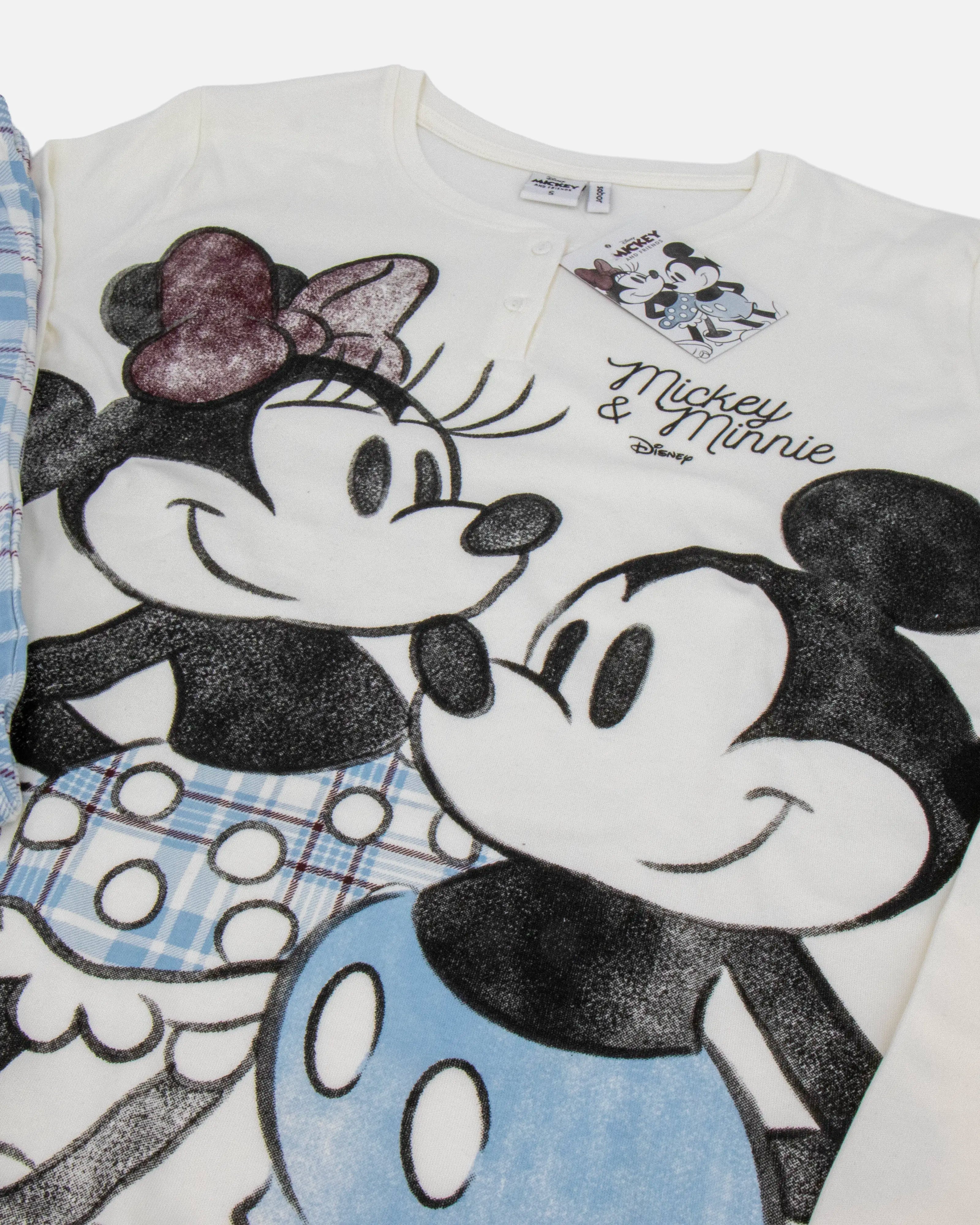 Pigiama da donna in cotone Interlock Sabor DYD2699 "Mickey and Friends"