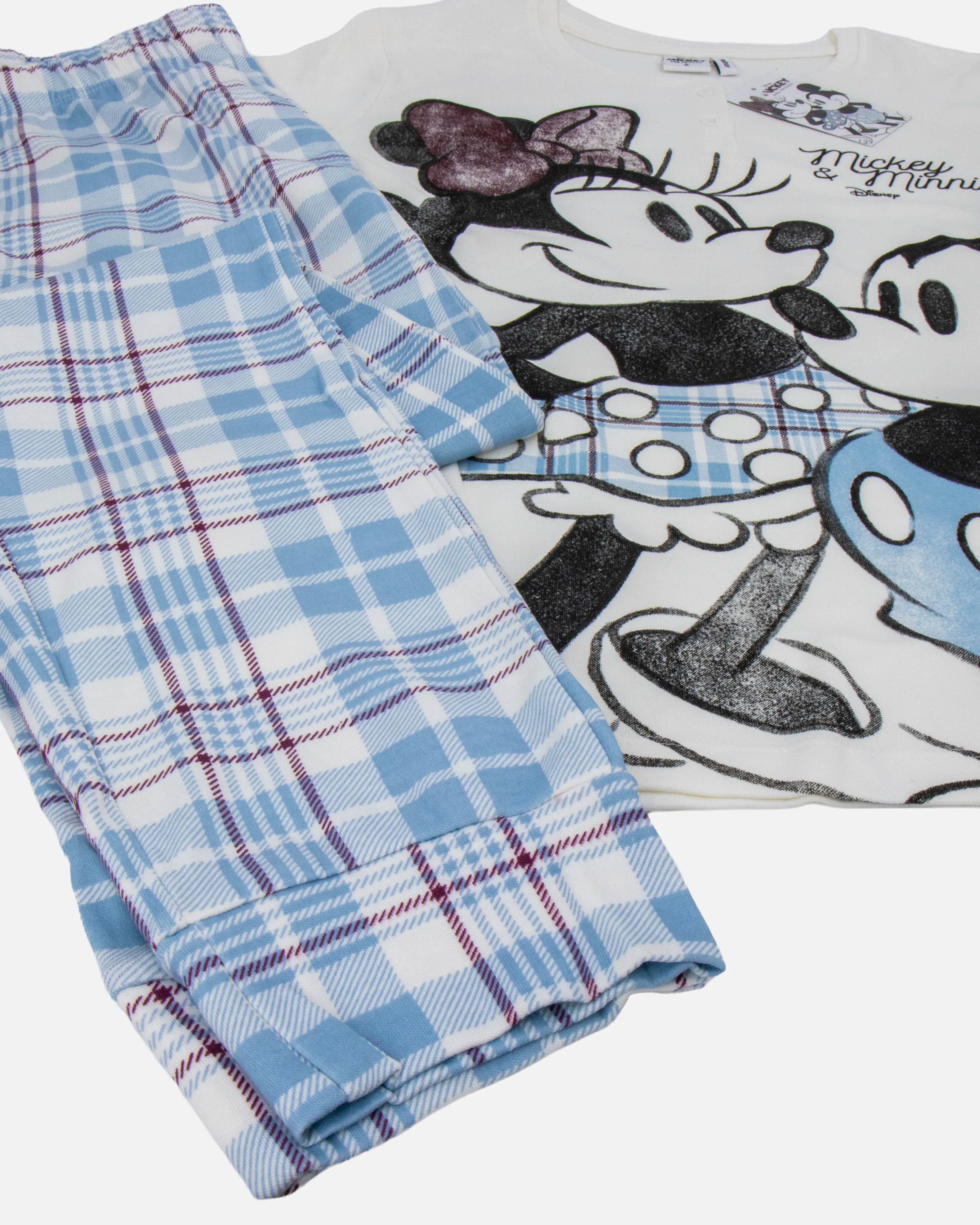 Pigiama da donna in cotone Interlock Sabor DYD2699 "Mickey and Friends"