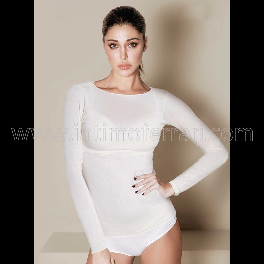 Maglia Dolcevita Donna JADEA 4066 - Modal E Cashmere, Manica Lunga, Collo Alto - Foto 10