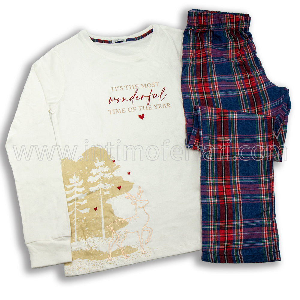 Pigiama in jersey di cotone Jadea 5171
