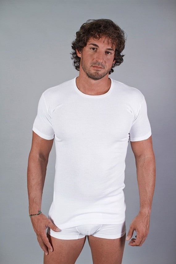 Mezza Manica girocollo in cotone FDB 56