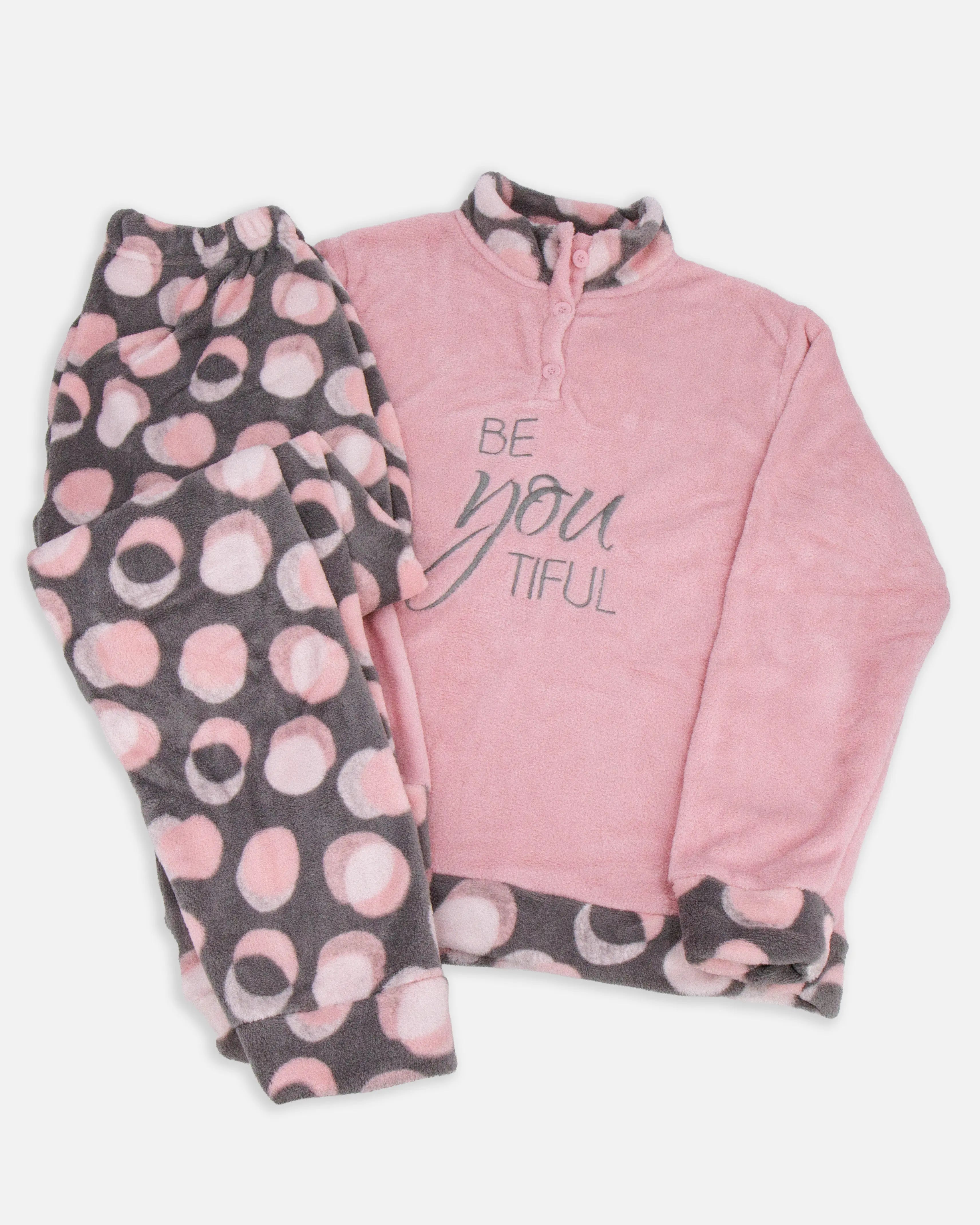 Pigiama in Coral Fleece Kissimo 25D23003