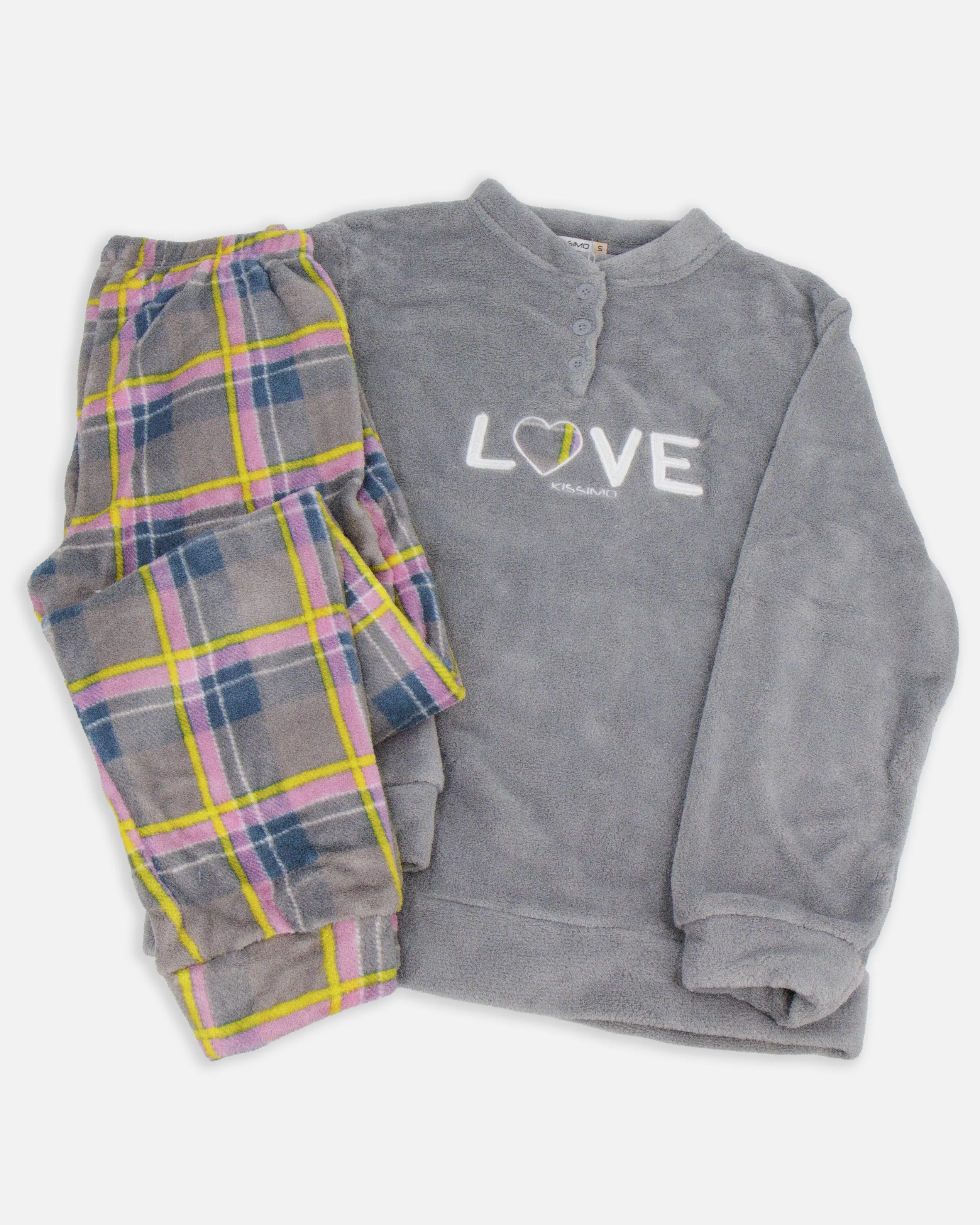 Pigiama in Coral Fleece Kissimo 25D23006