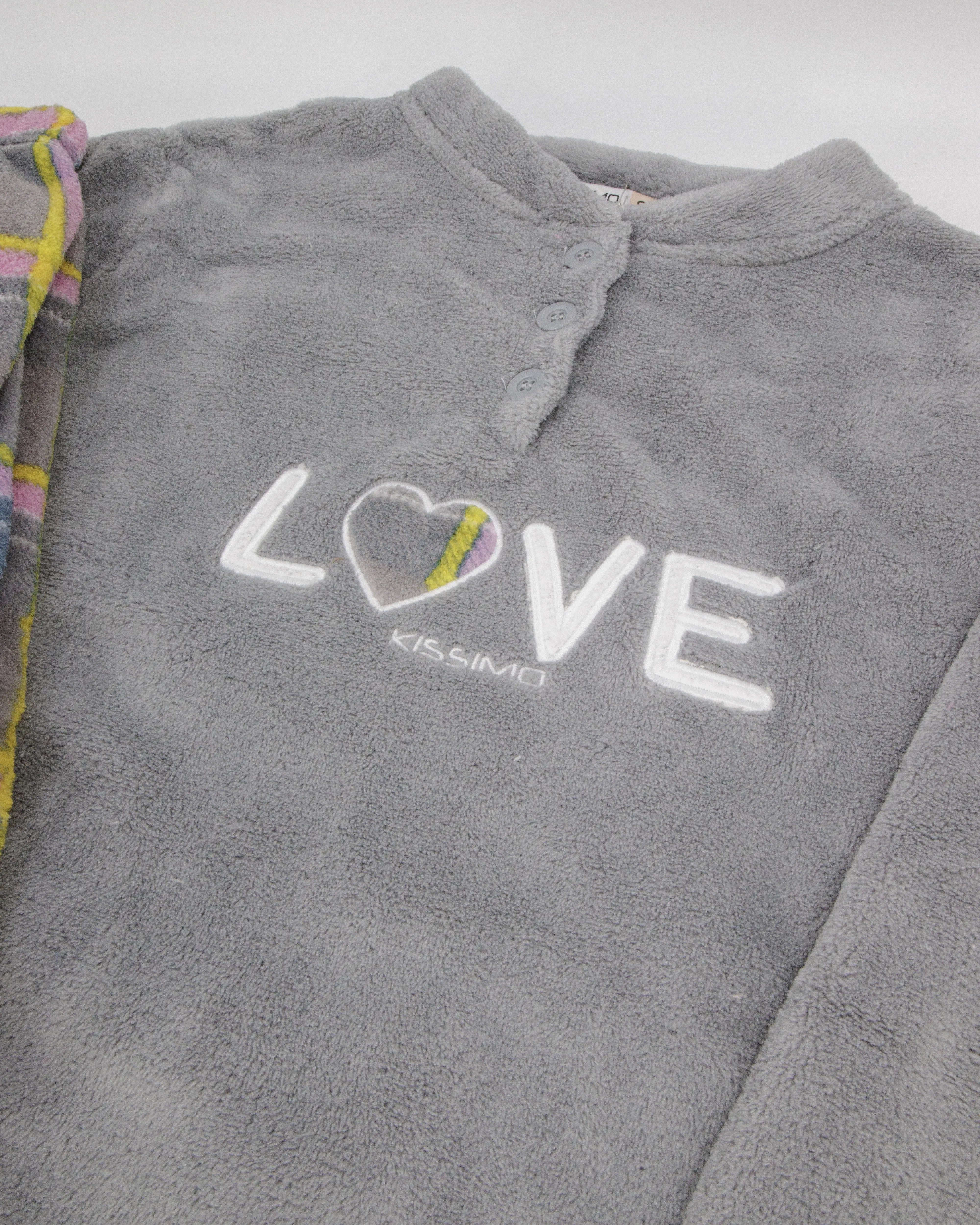 Pigiama in Coral Fleece Kissimo 25D23006