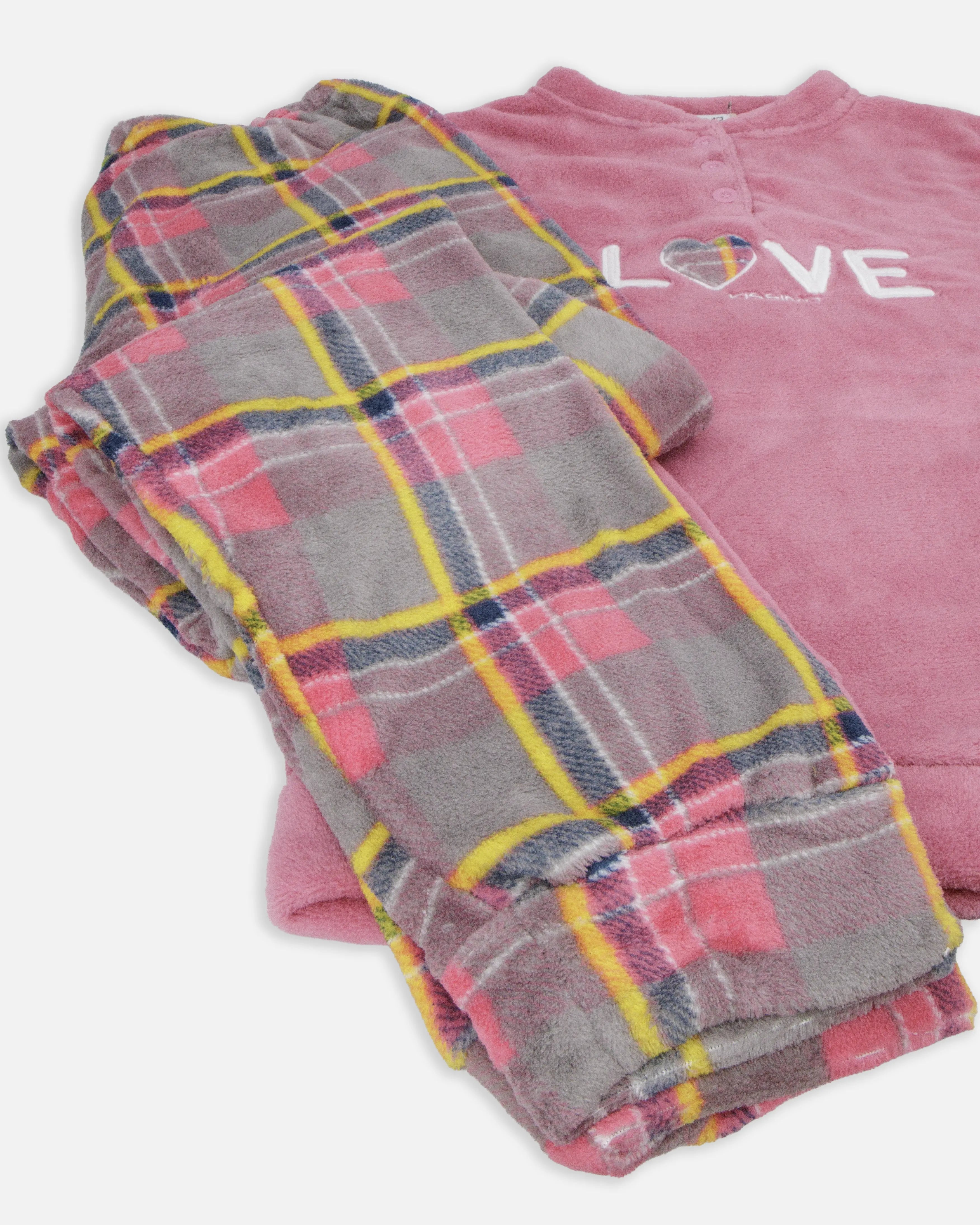 Pigiama in Coral Fleece Kissimo 25D23006