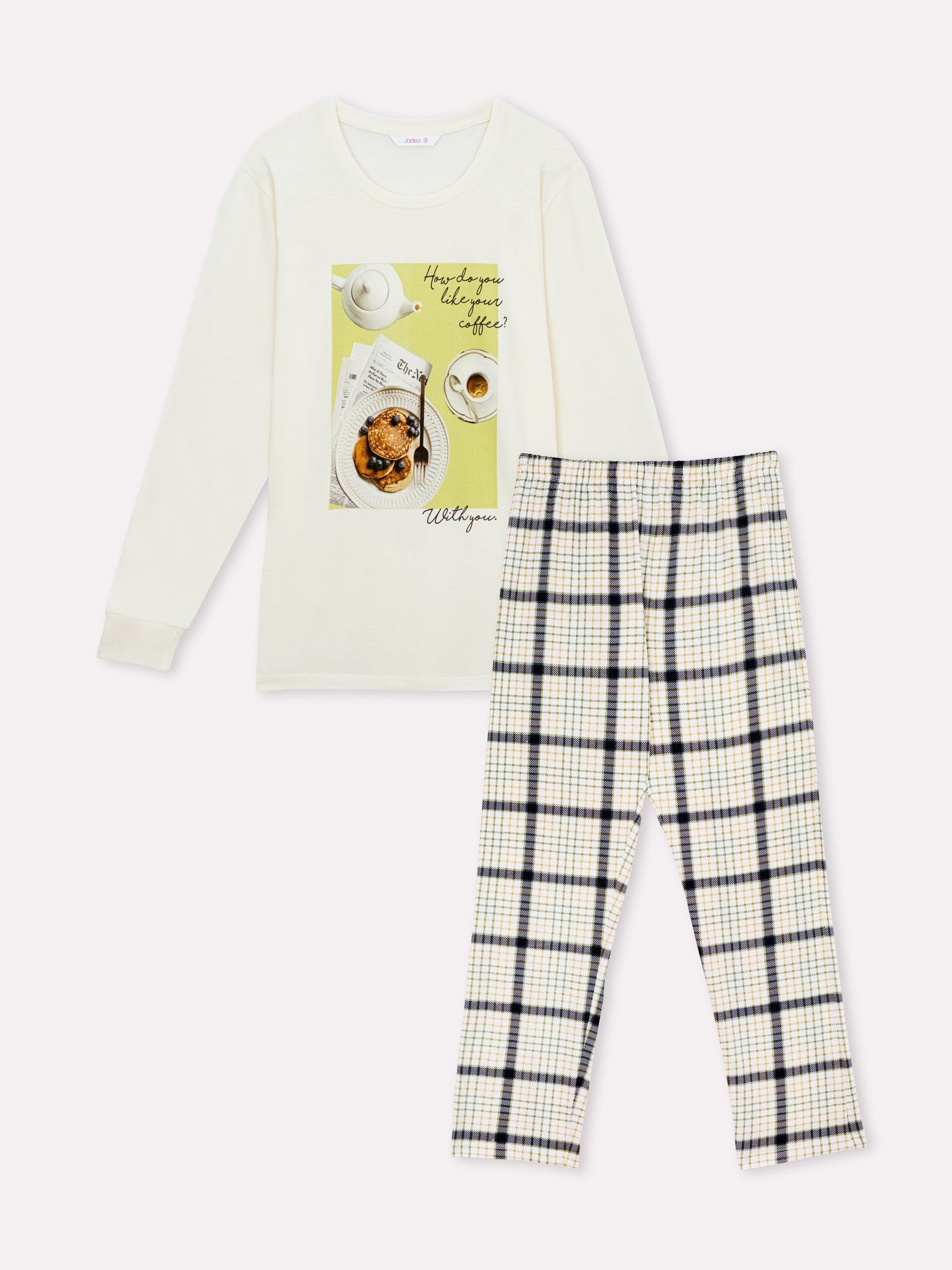 Pigiama lungo in puro cotone Jadea 3275