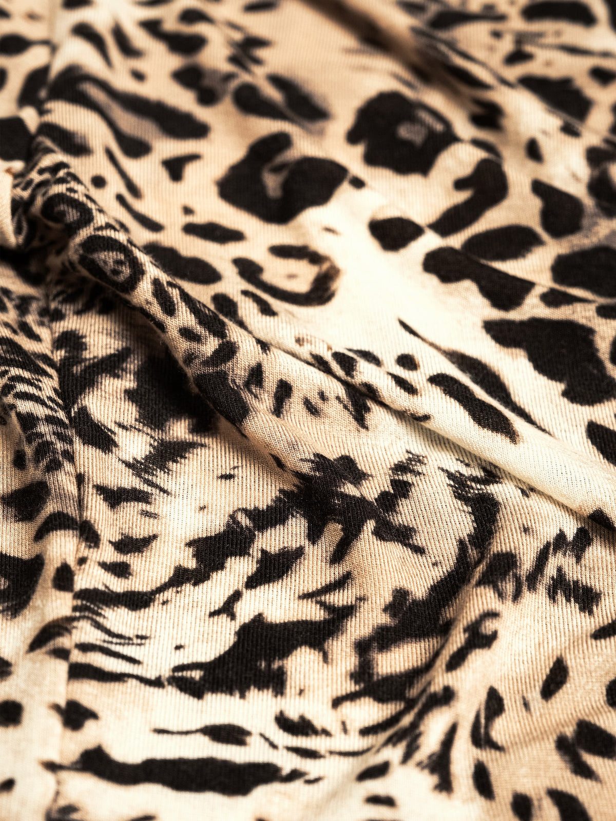 Maglia a manica lunga animalier con Cashmere Jadea 4001
