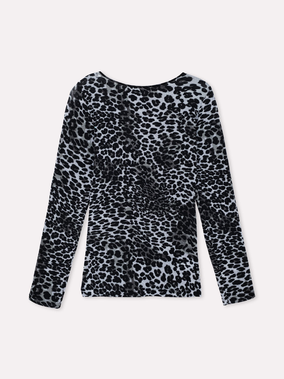 Maglia a manica lunga animalier con Cashmere Jadea 4001