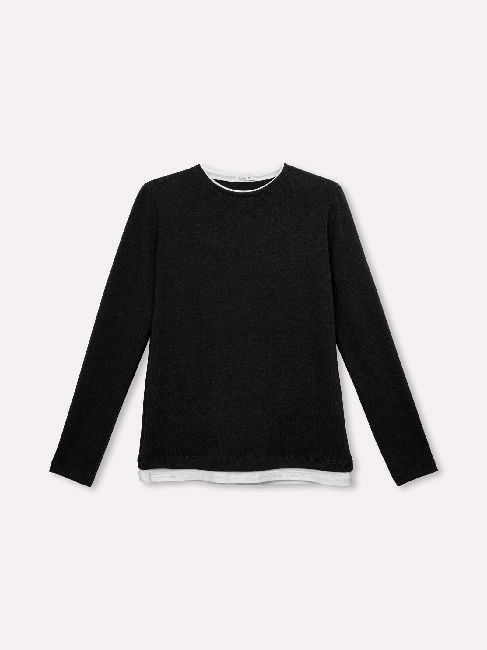 Maglia a manica lunga con inserti a contrasto Jadea 4862