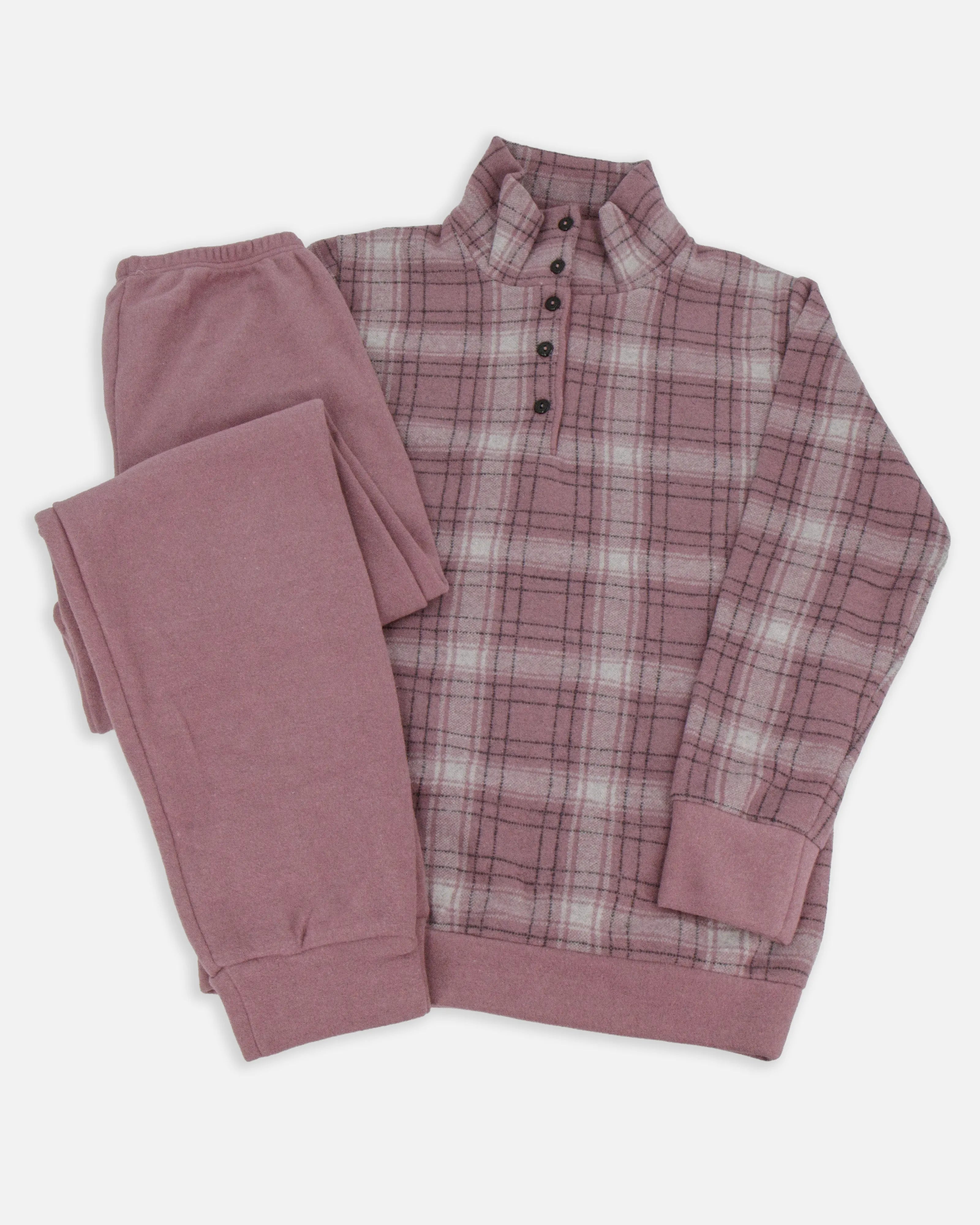 Pigiama da donna in punto milano a collo alto Gary 5141