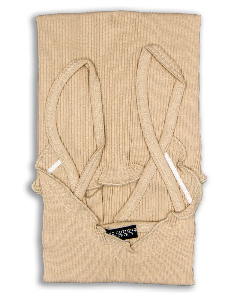 Canottiera a spalla fine in cotone Basic Cotton 601