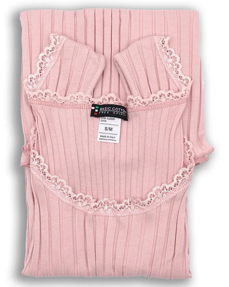 Canottiera a spalla larga in cotone Basic Cotton 6510