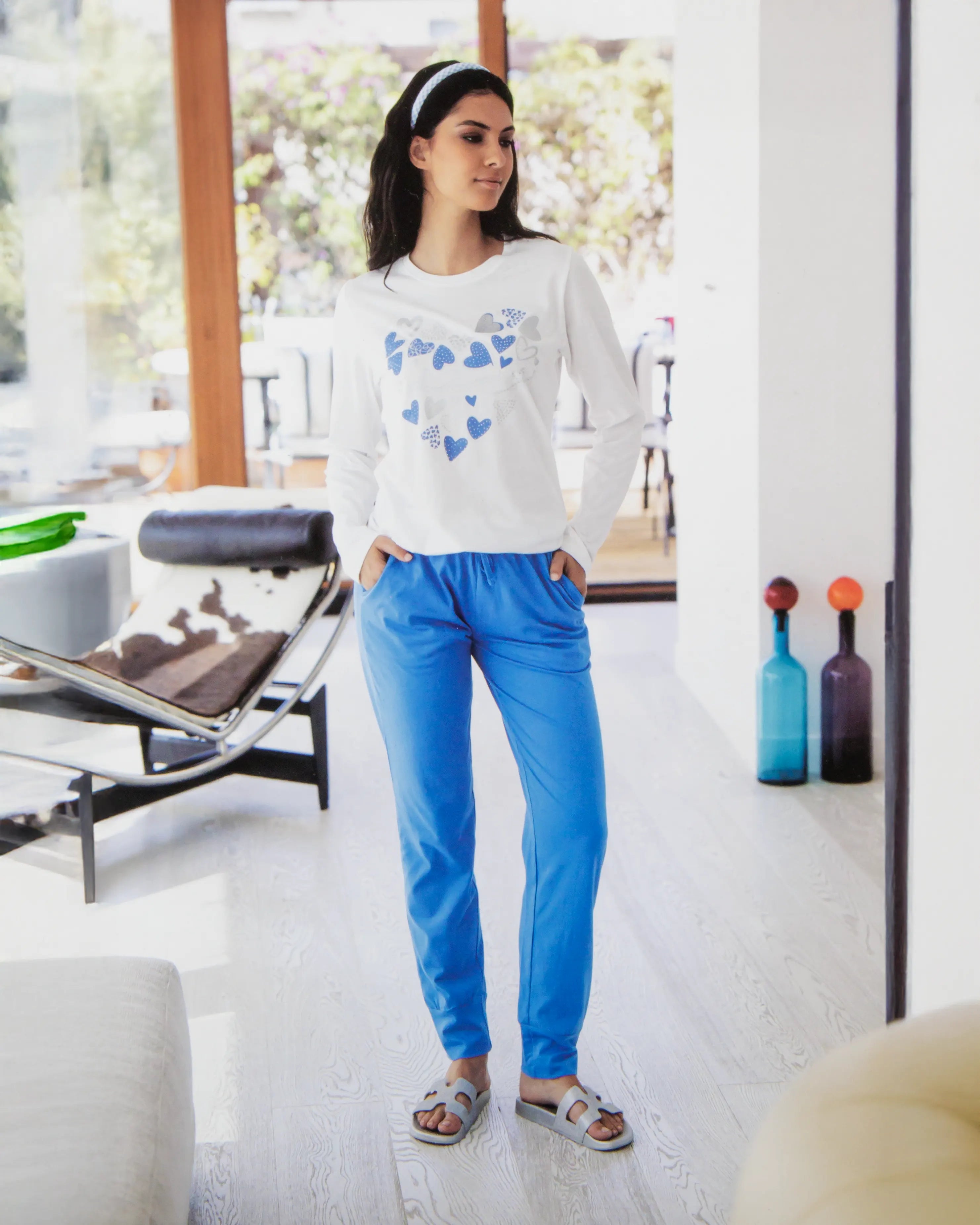 Pigiama da donna in cotone Nacshua Alessandra