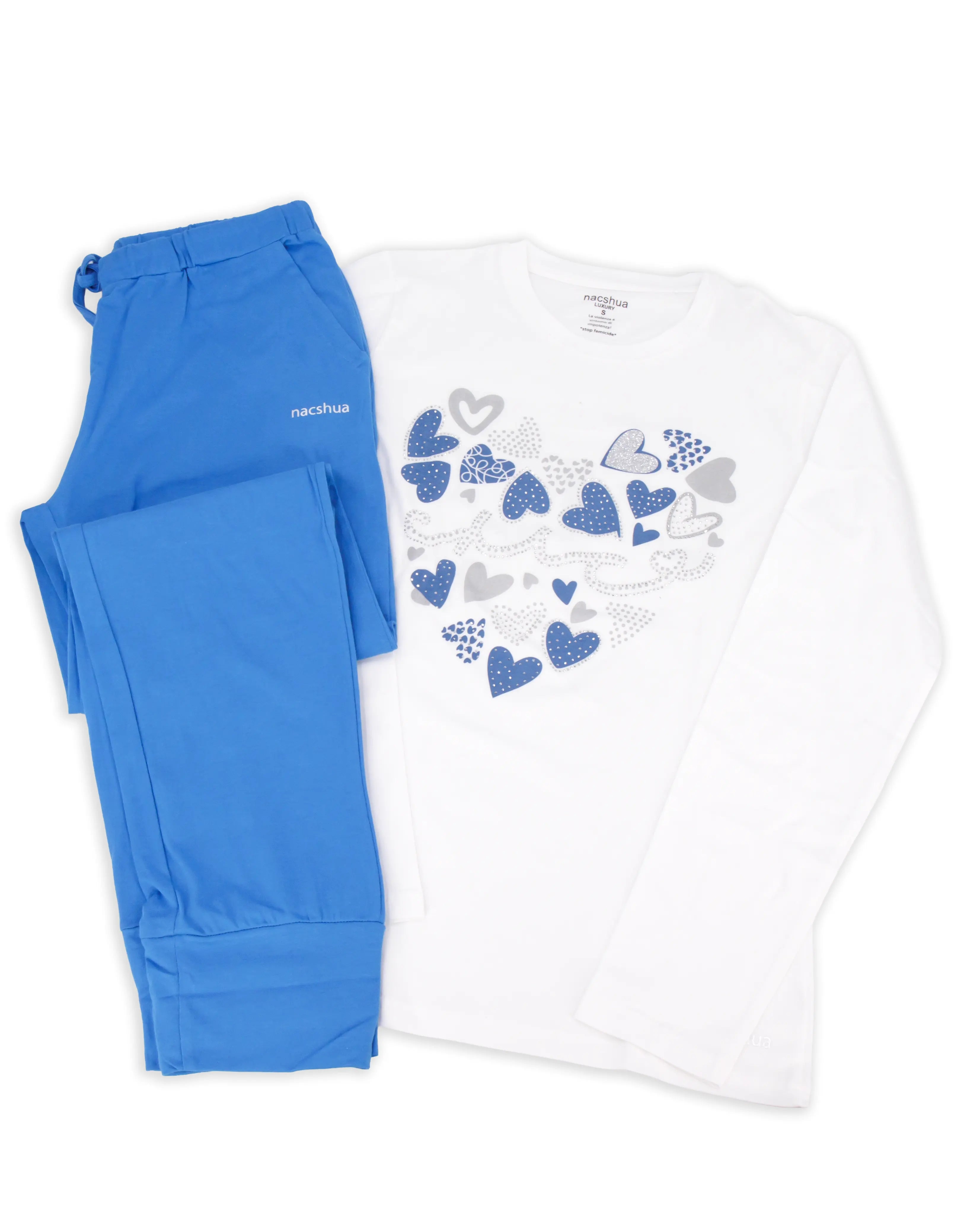 Pigiama da donna in cotone Nacshua Alessandra