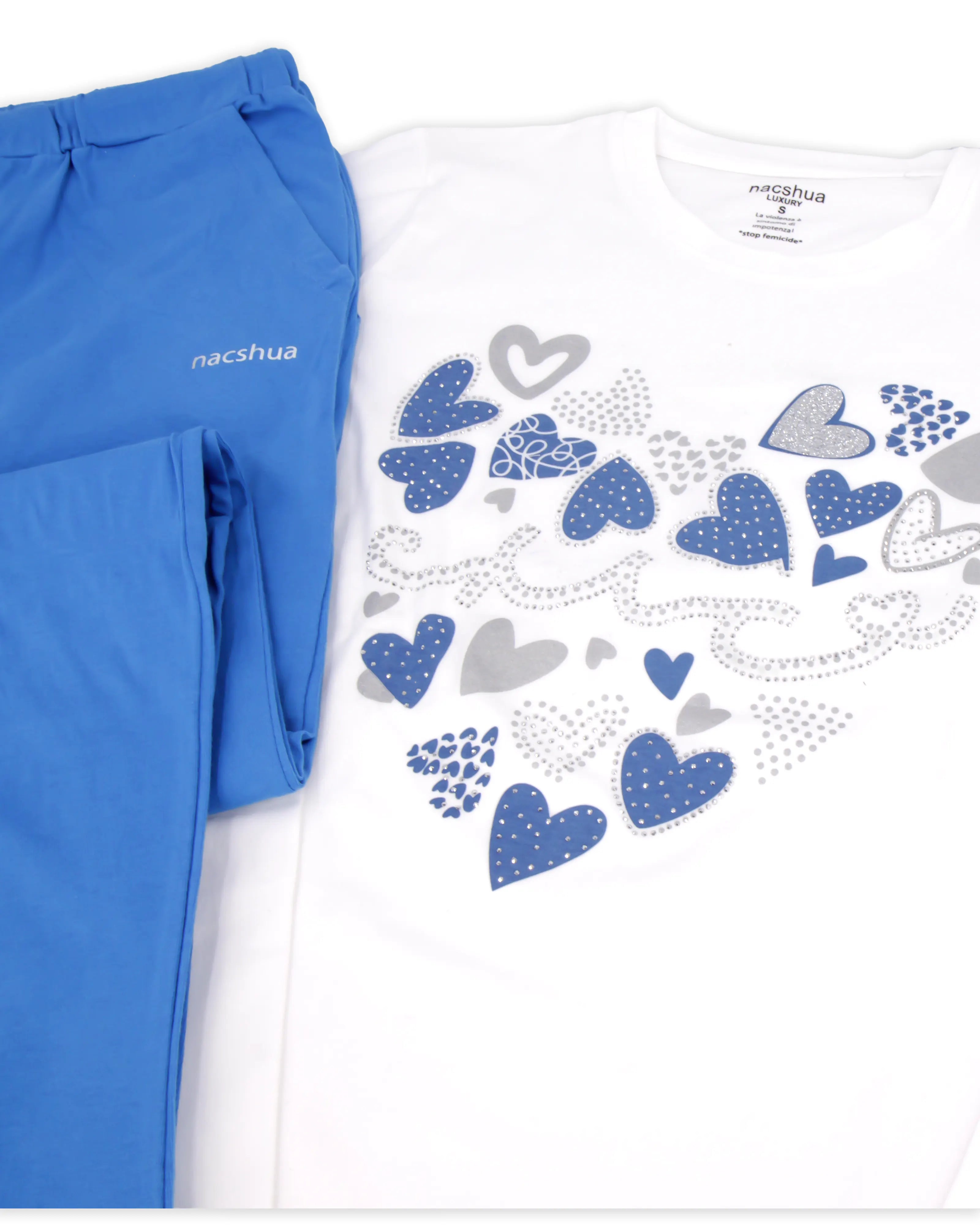 Pigiama da donna in cotone Nacshua Alessandra