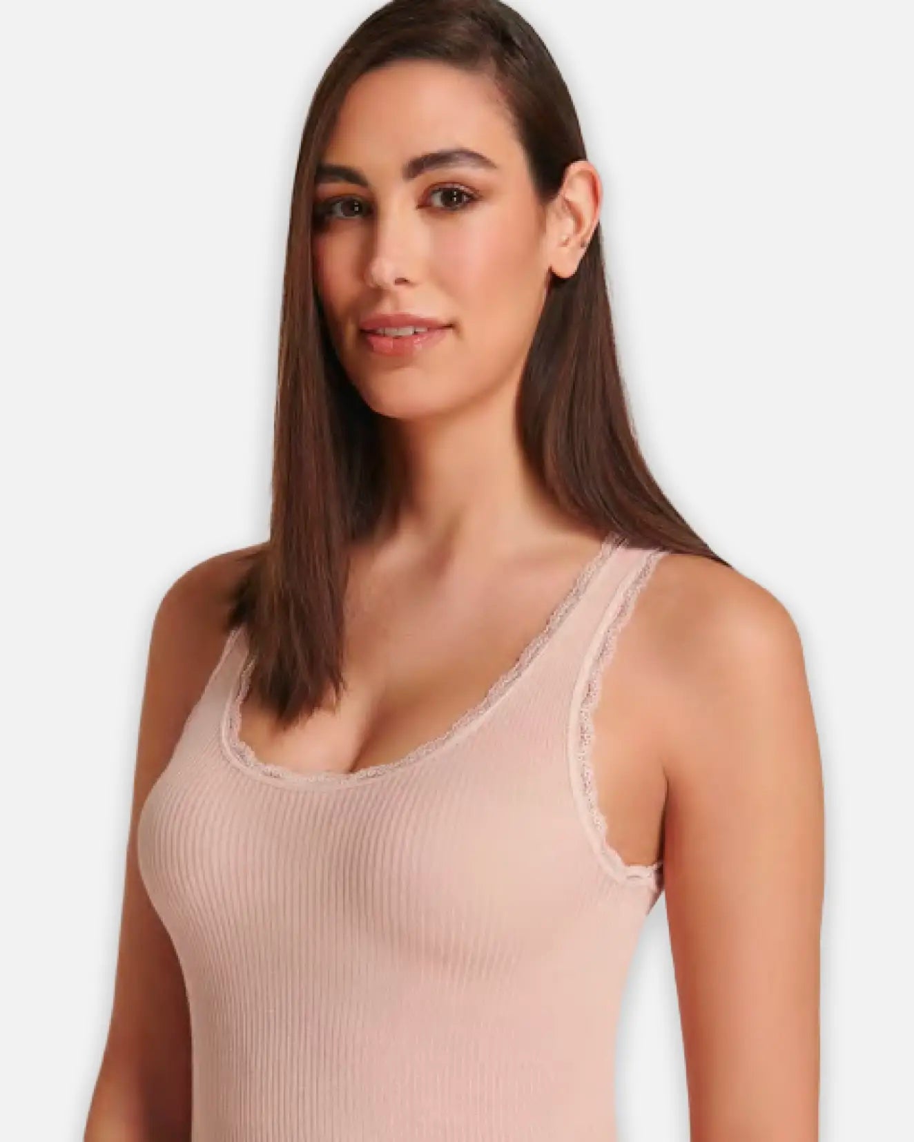 Canottiera a spalla larga in modal e cashmere Egi 5111