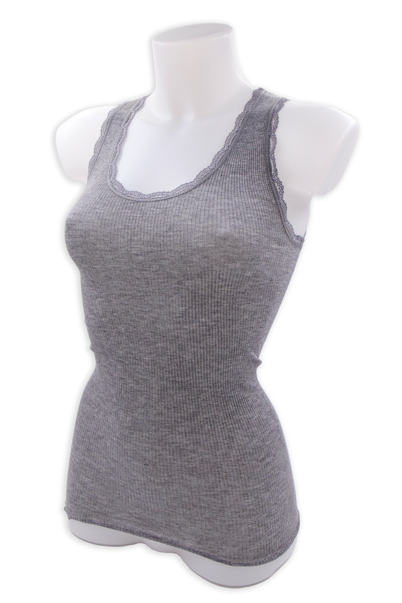 Canottiera a spalla larga in modal e cashmere Egi 5111